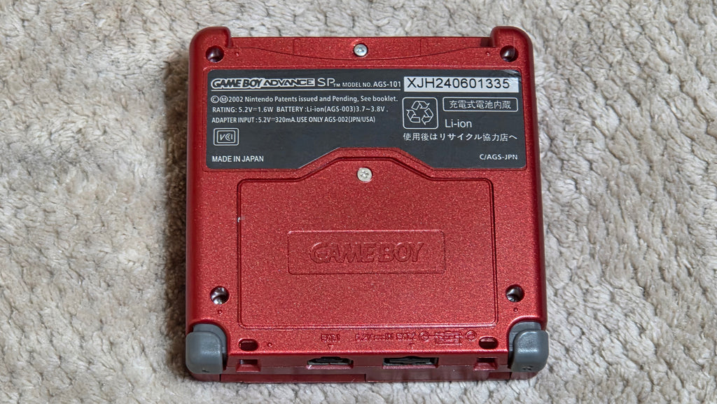 Gba Sp.  Pokemon Edition. Ips Screen. Custom Case