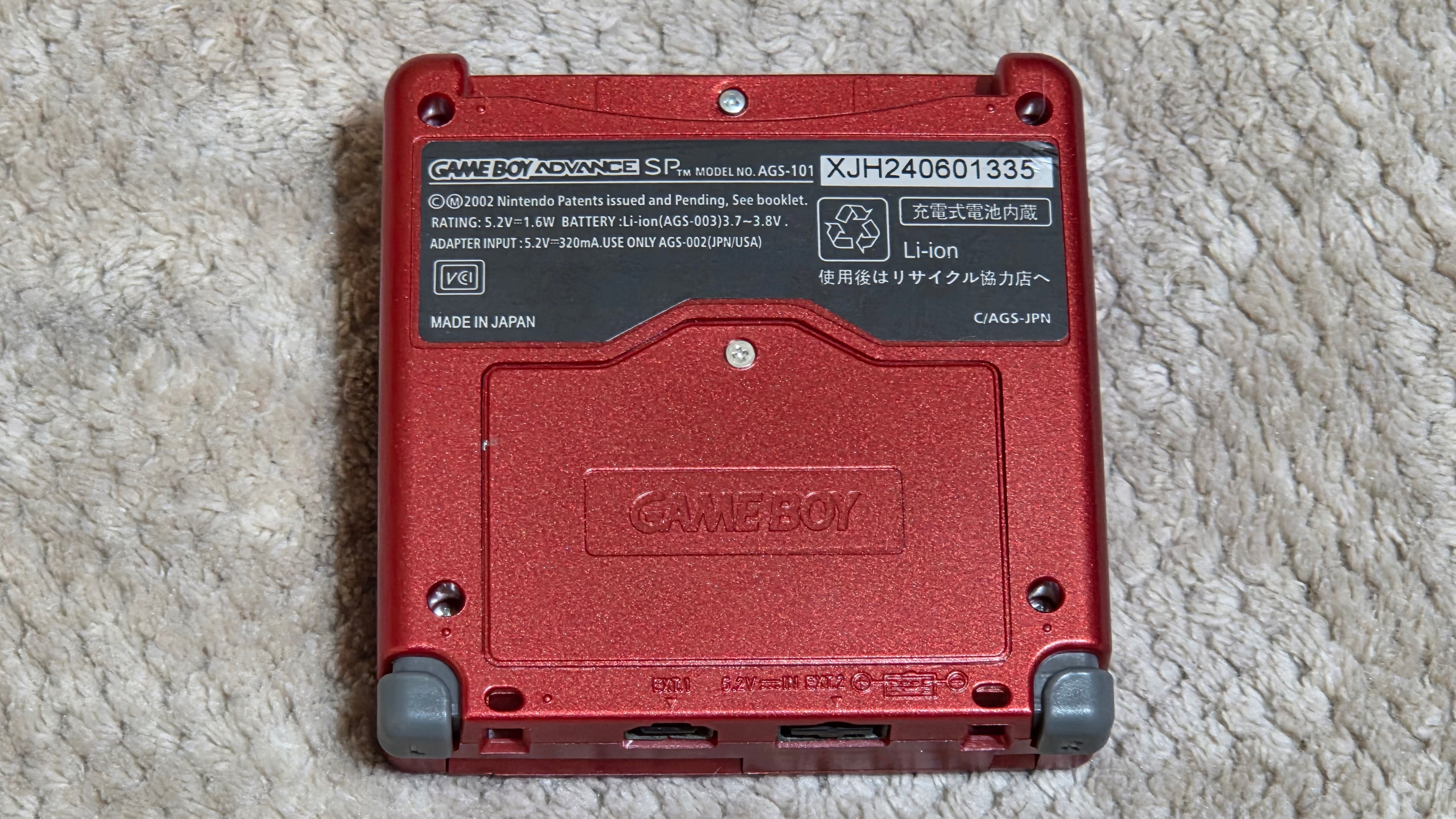 Gba Sp.  Pokemon Edition. Ips Screen. Custom Case