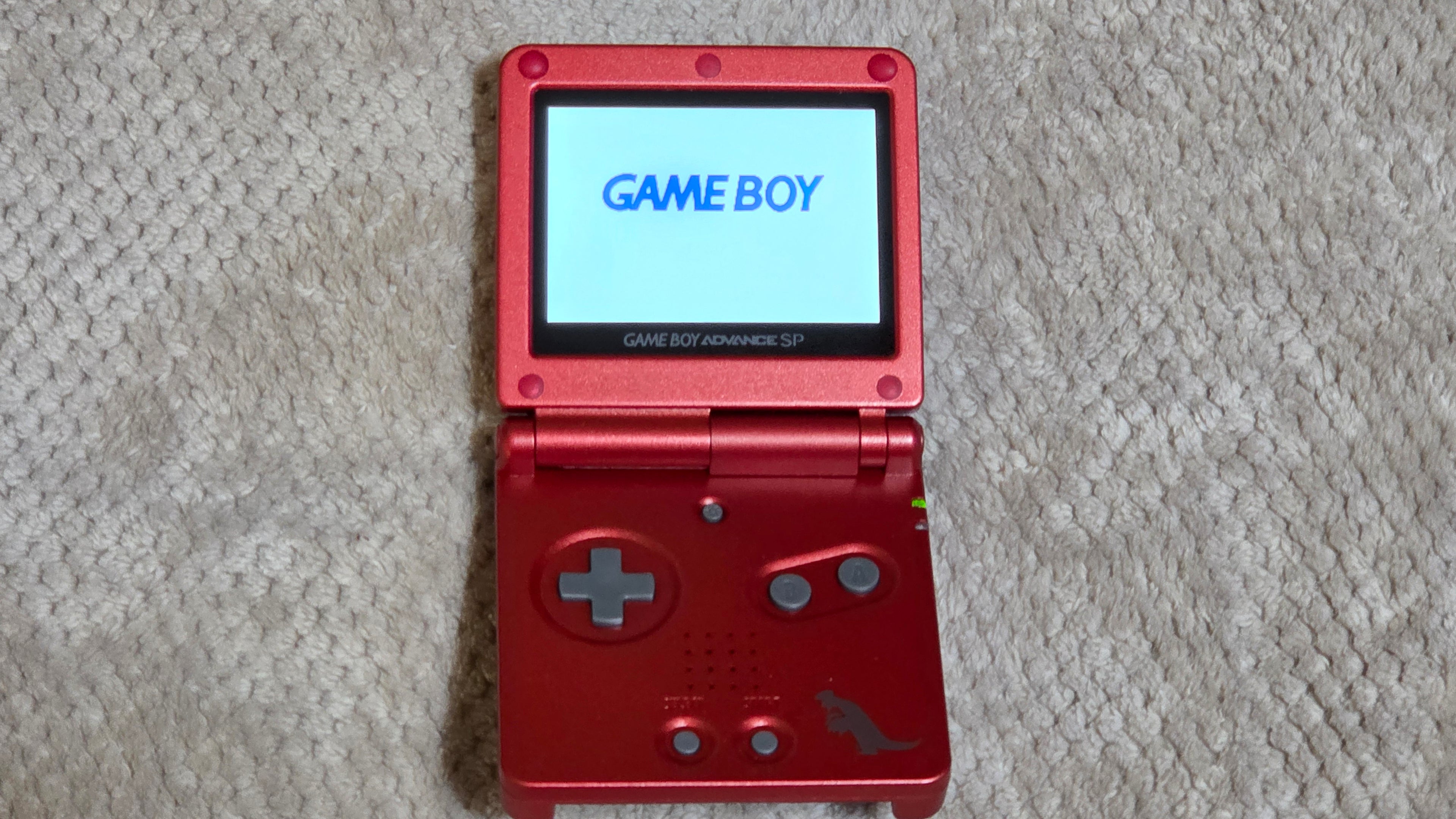 Gba Sp.  Pokemon Edition. Ips Screen. Custom Case