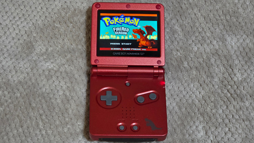 Gba Sp.  Pokemon Edition. Ips Screen. Custom Case
