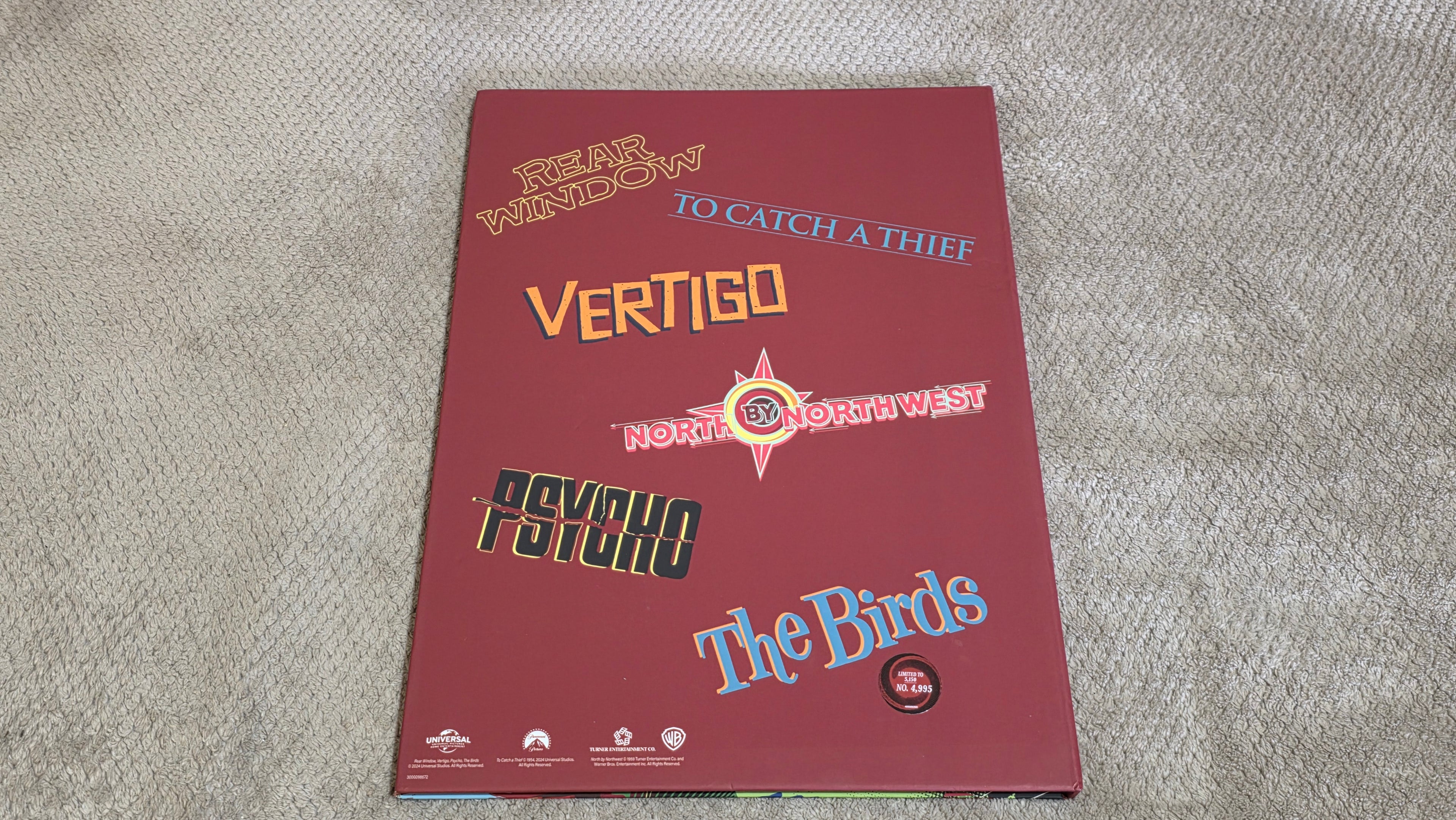 4K - Alfred Hitchcock Collector's Edition 6 disc Artbook   -  #917