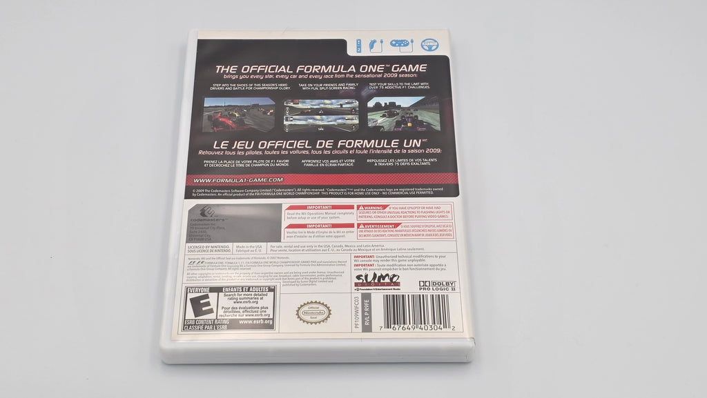 Wii F1 Formula 1 2009