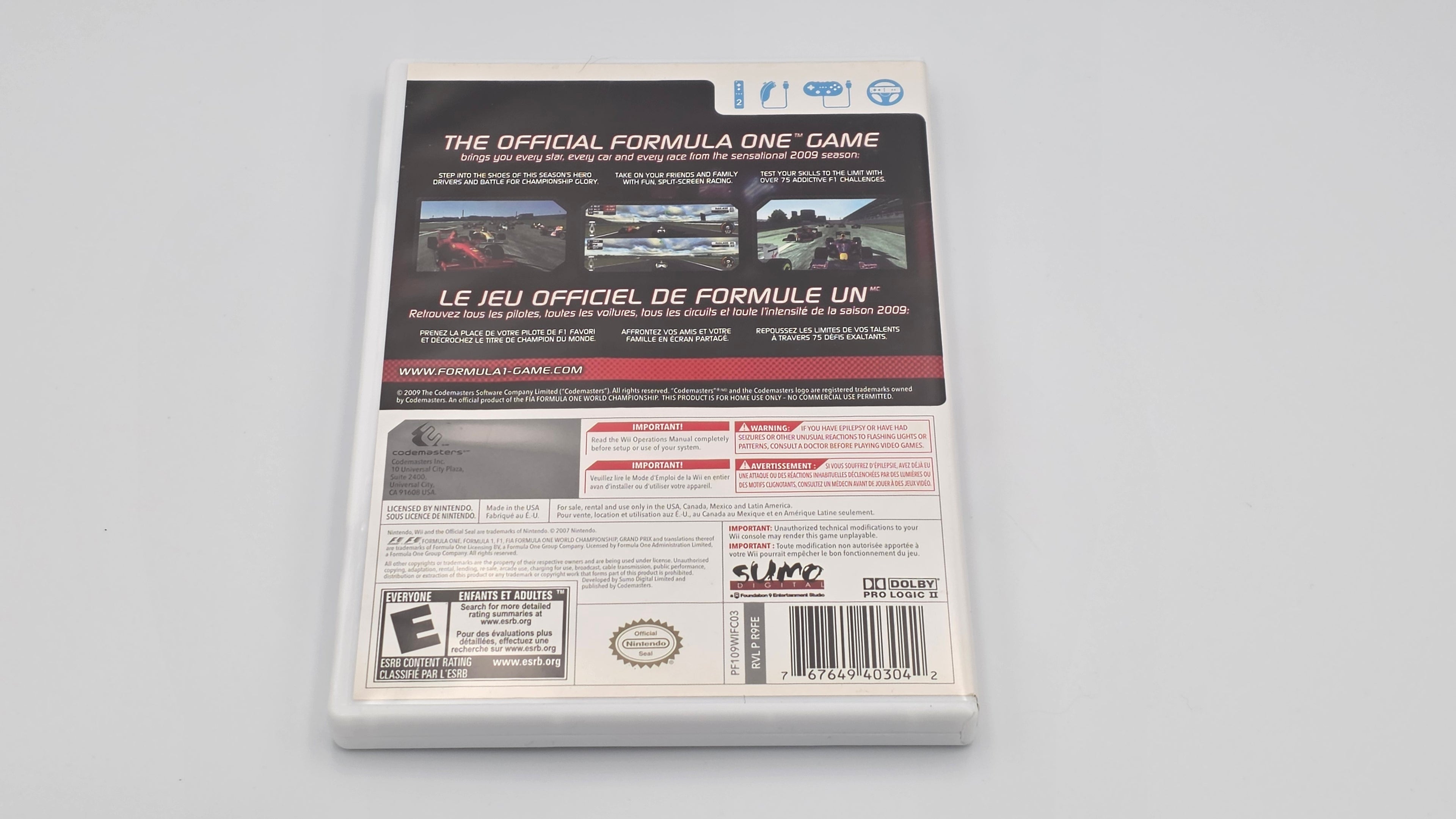 Wii F1 Formula 1 2009