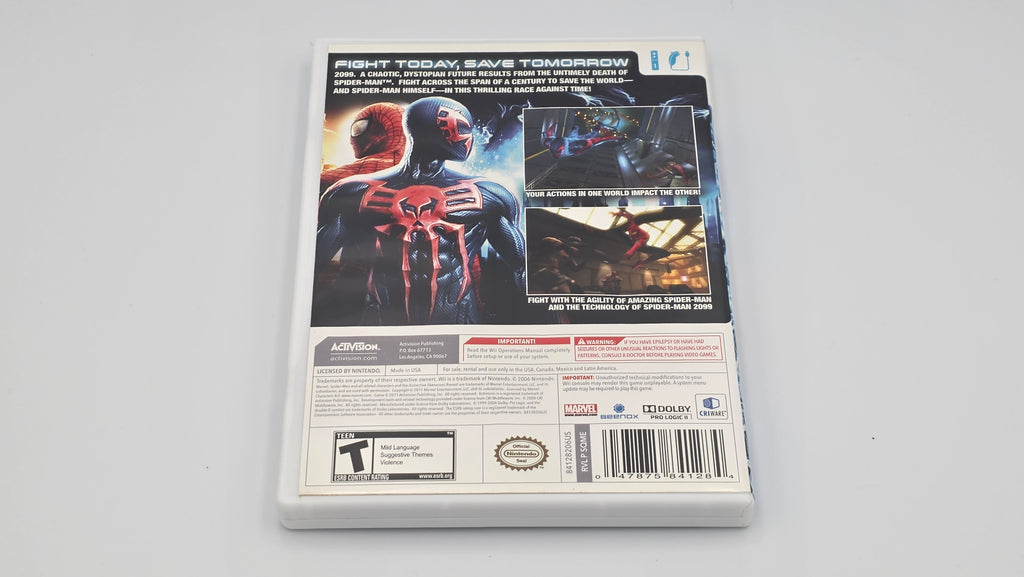 Wii Spider-Man Edge of Time