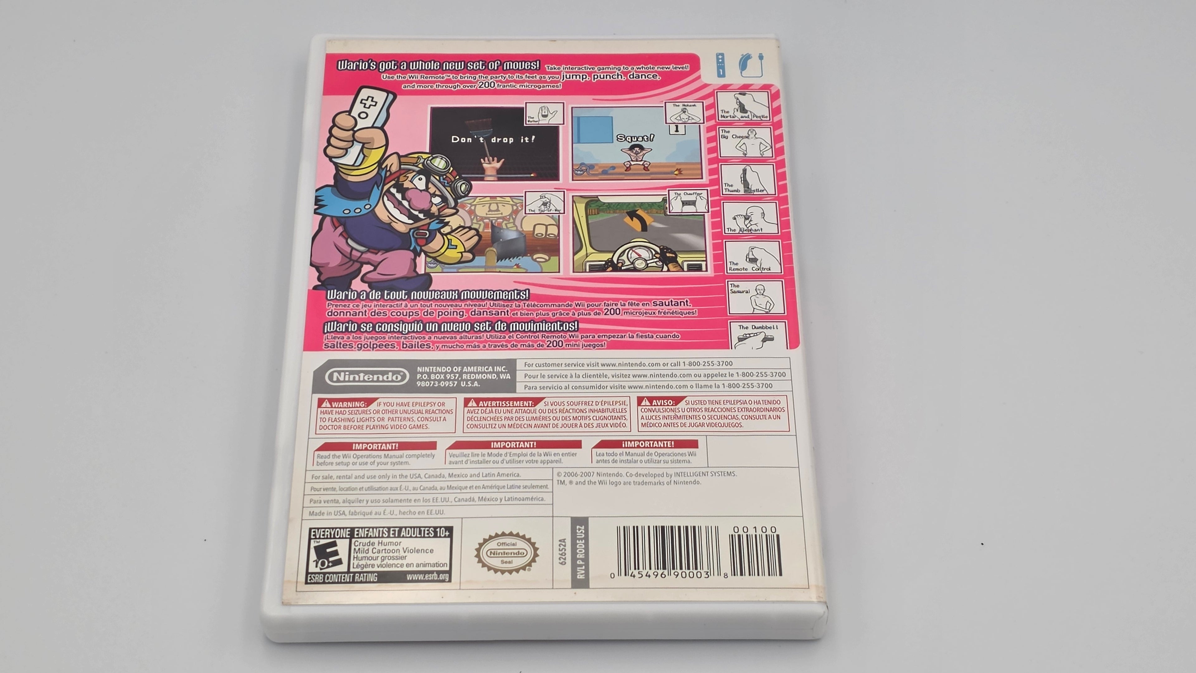 Wii Warioware Smooth Moves