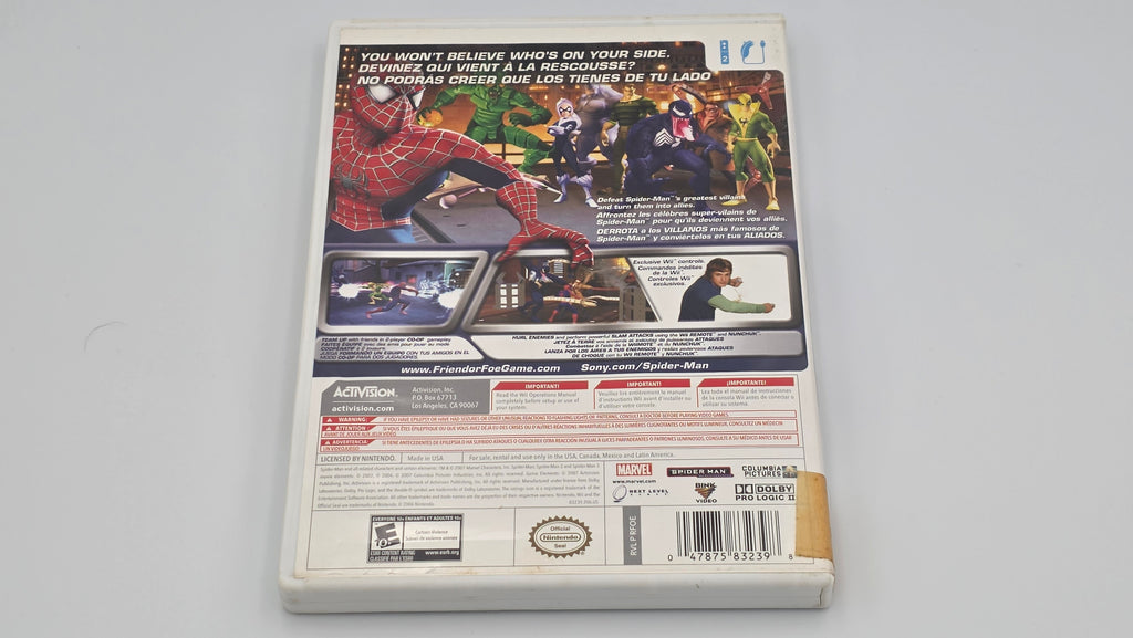 Wii Spider-Man Friend or Foe