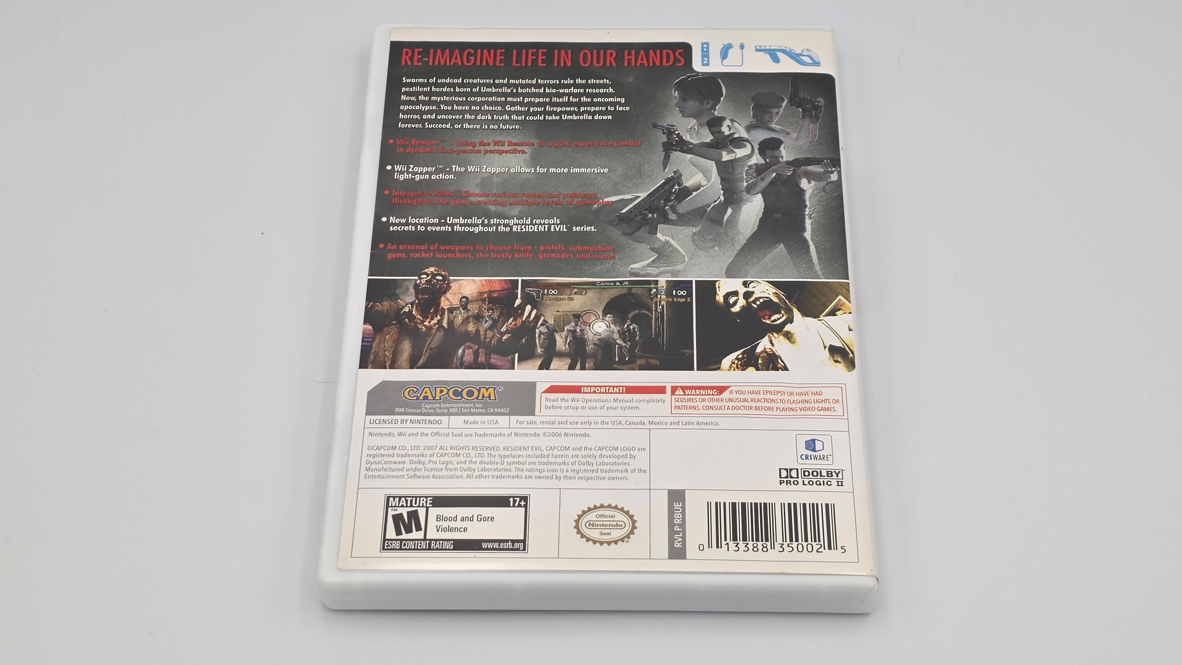 Wii Resident Evil: The Umbrella Chronicles