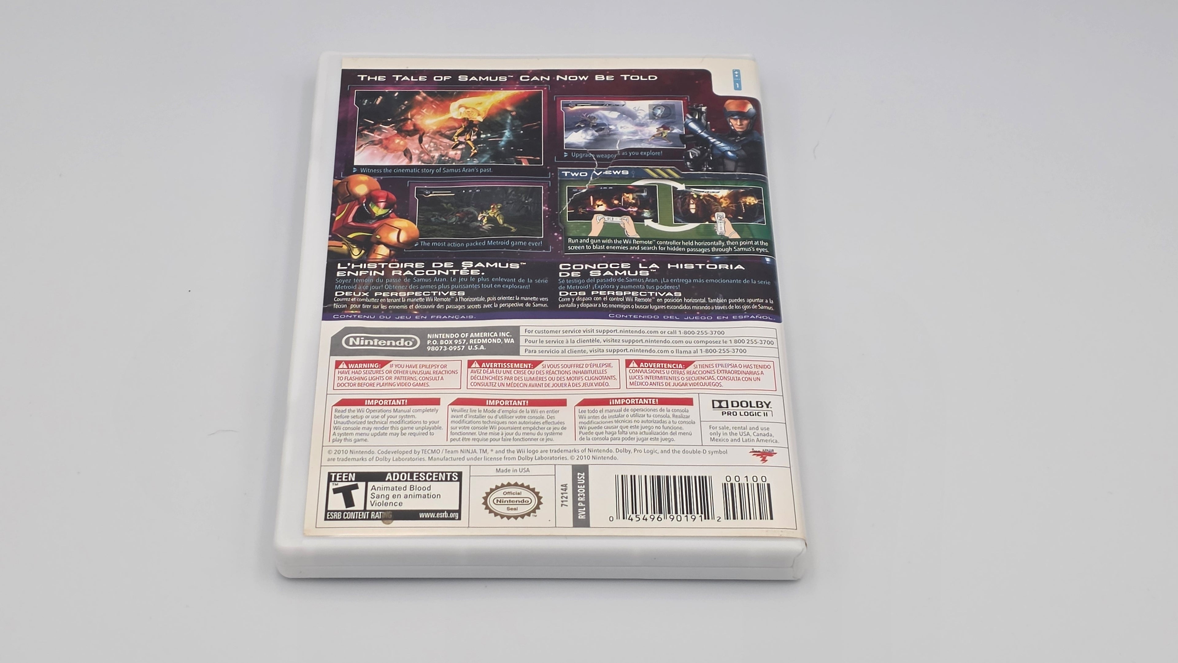 Wii Metroid Other M