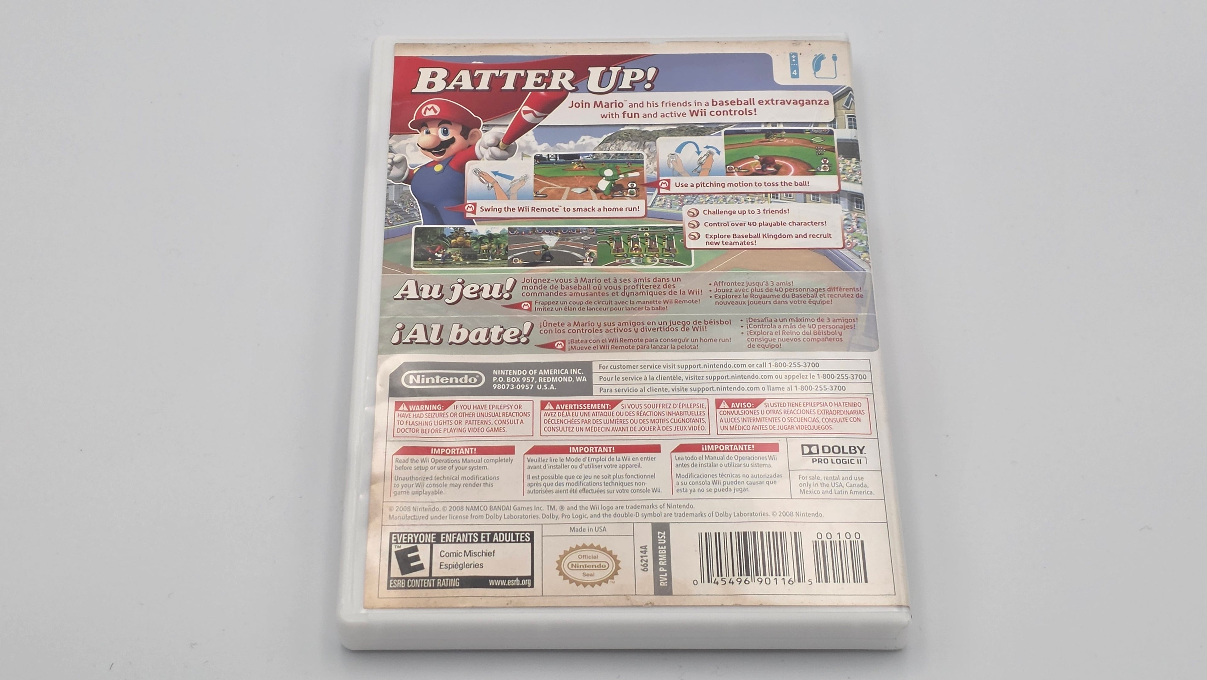 Wii Mario Super Sluggers  #555