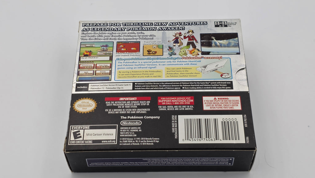DS Pokemon Soul Silver Big Box Pokewalker