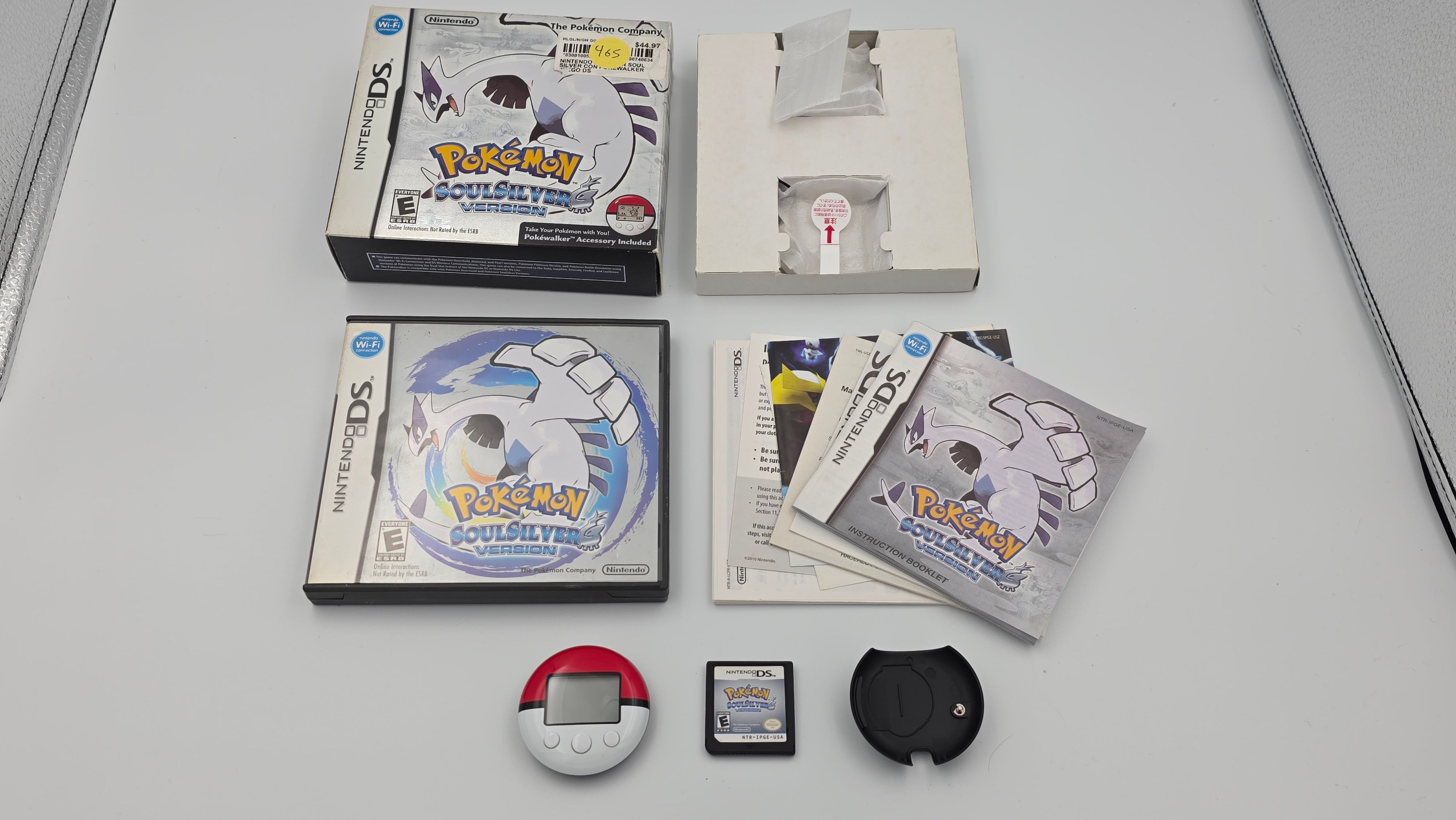 DS Pokemon Soul Silver Big Box Pokewalker