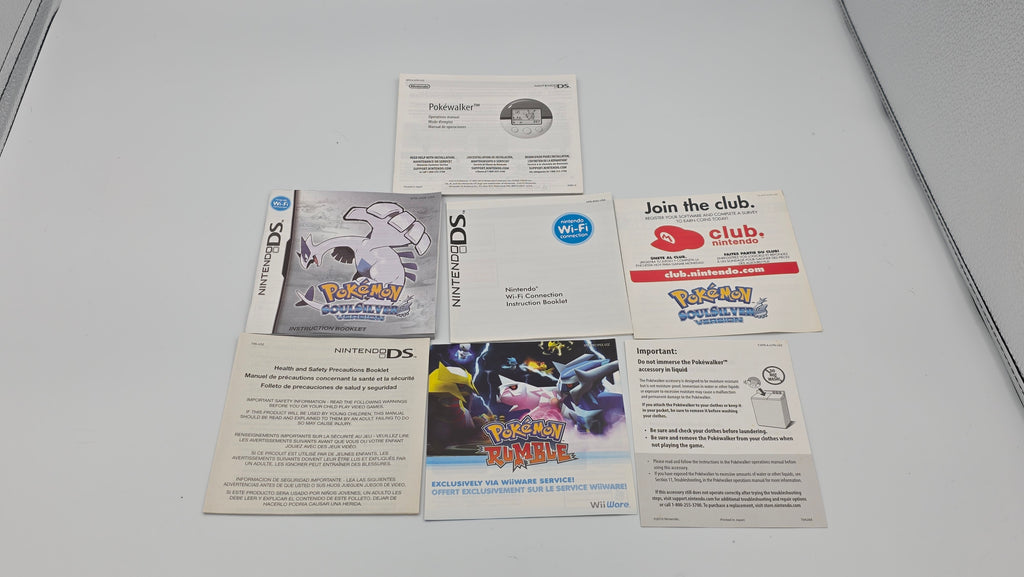 DS Pokemon Soul Silver Big Box Pokewalker