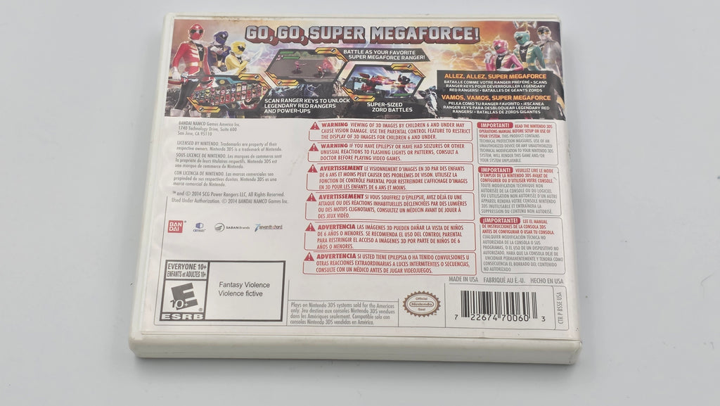 3DS -  Power Rangers: Super MegaForce  -  #467