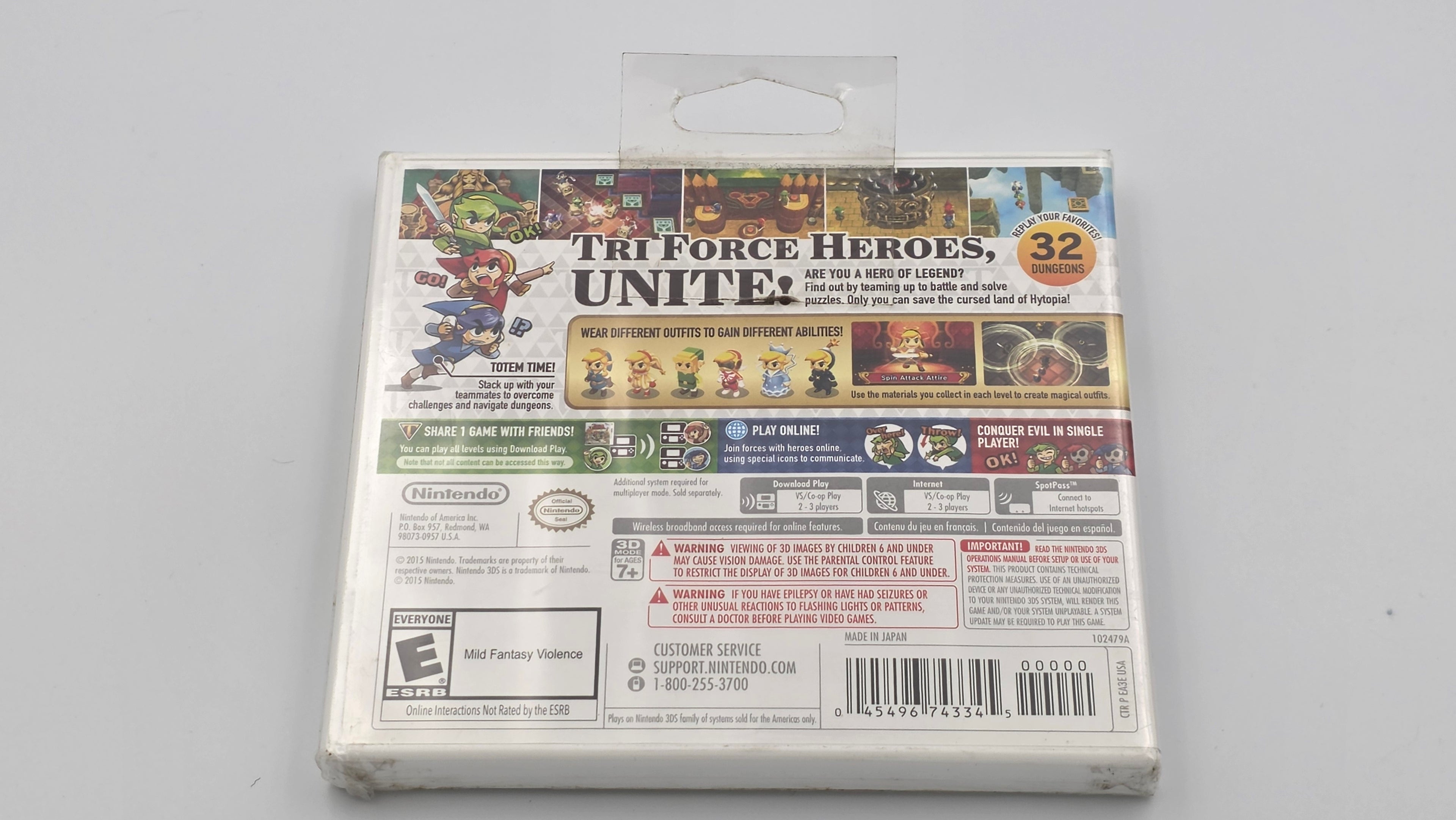 3DS - The Legend of Zelda: Tri Force Heroes- #474