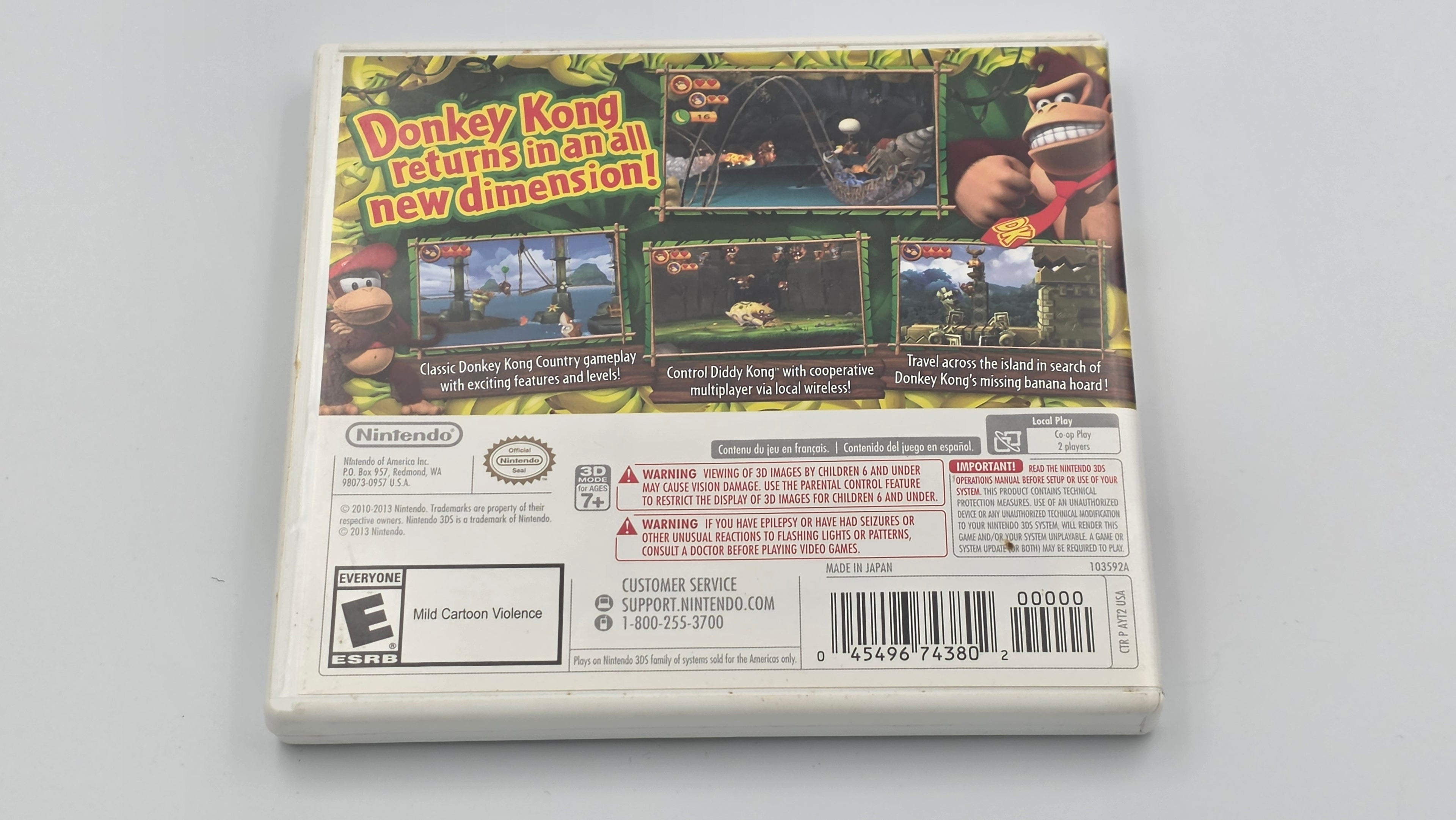 3DS -  Donkey Kong Country Returns - #479