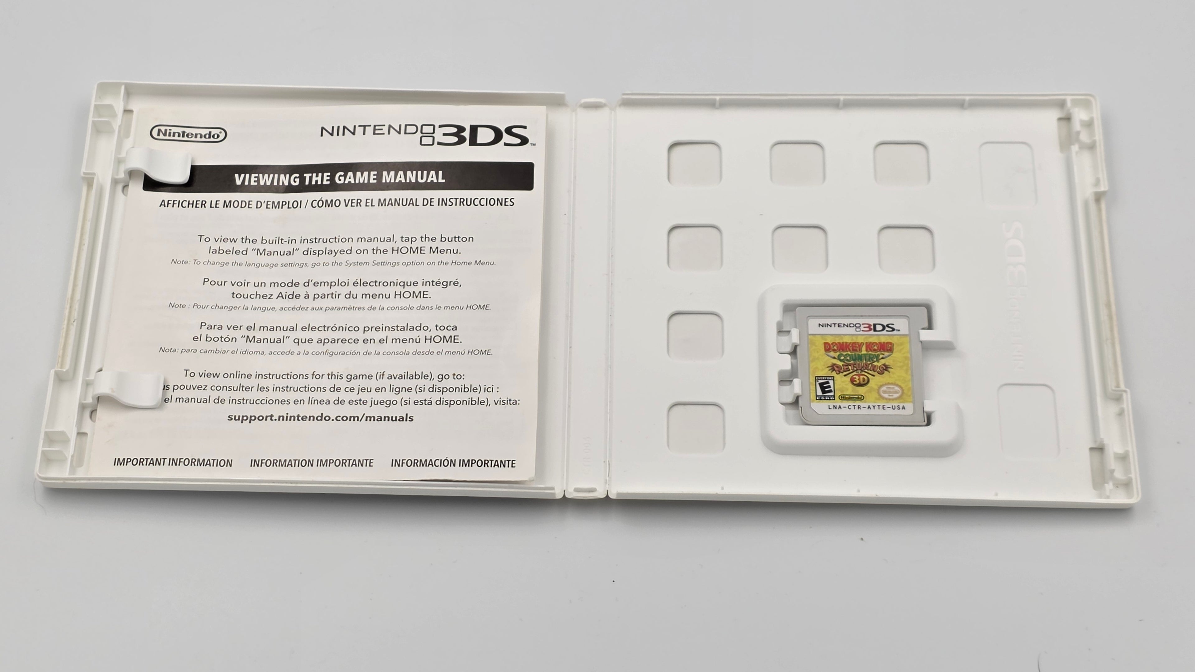 3DS -  Donkey Kong Country Returns - #479