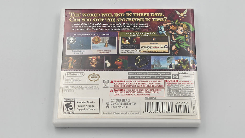 3DS -  The Legend of Zelda: Majora's Mask  - #482