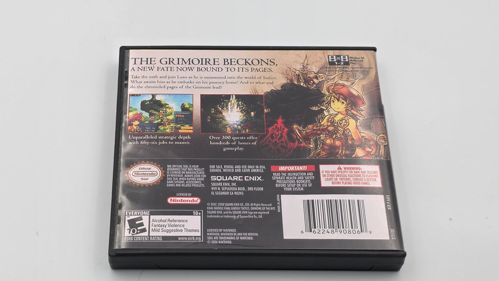 DS - Final Fantasy Tactics A2: Grimoire of the Rift  -  #482