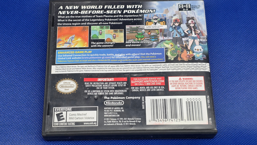 DS - Pokemon Black Version  -  #485