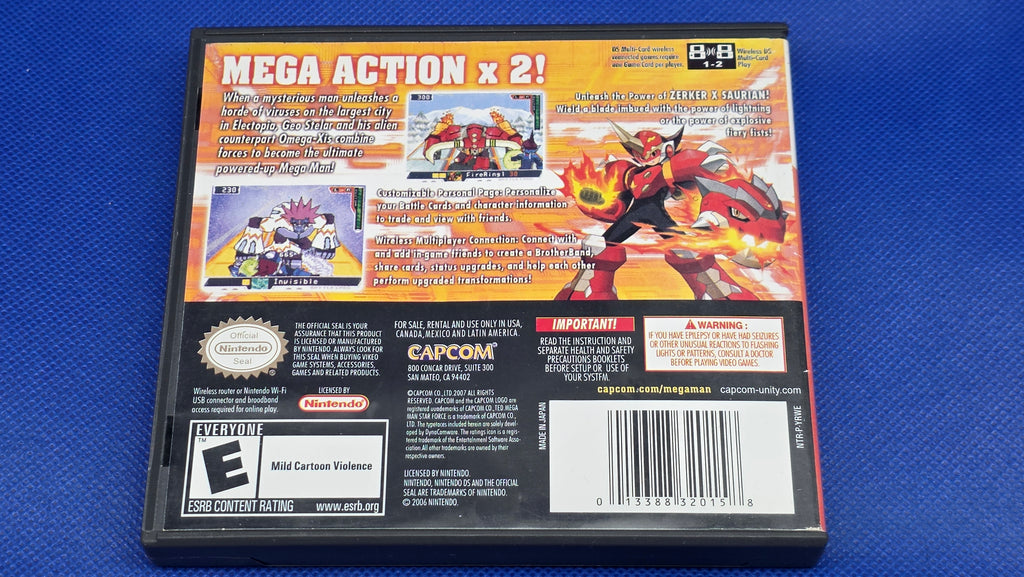 DS - MegaMan Starforce 2: Zerker x Saurian  -  #494