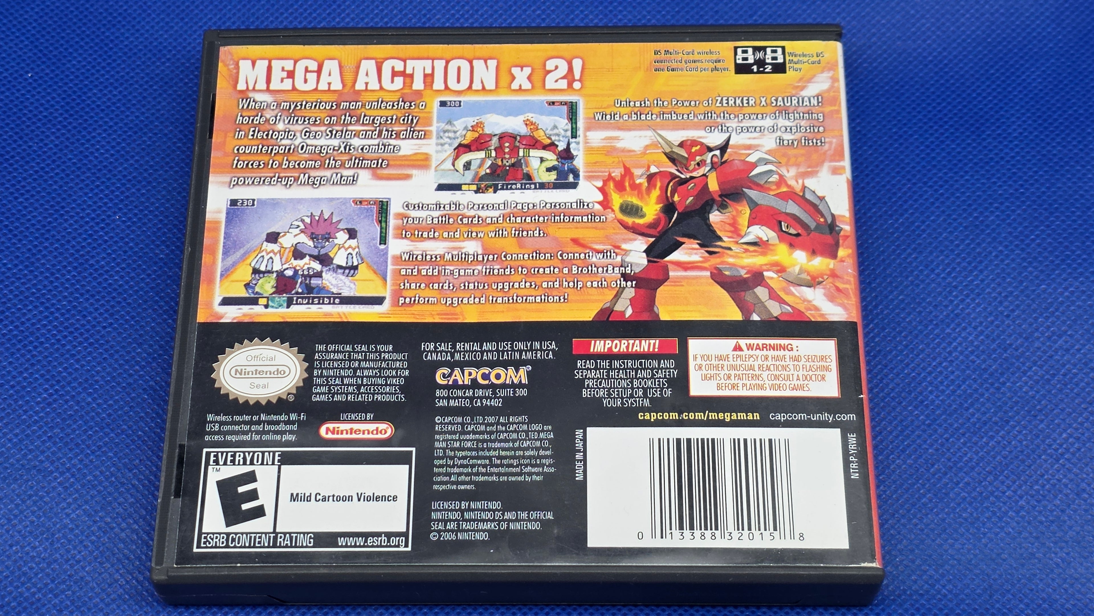 DS - MegaMan Starforce 2: Zerker x Saurian  -  #494