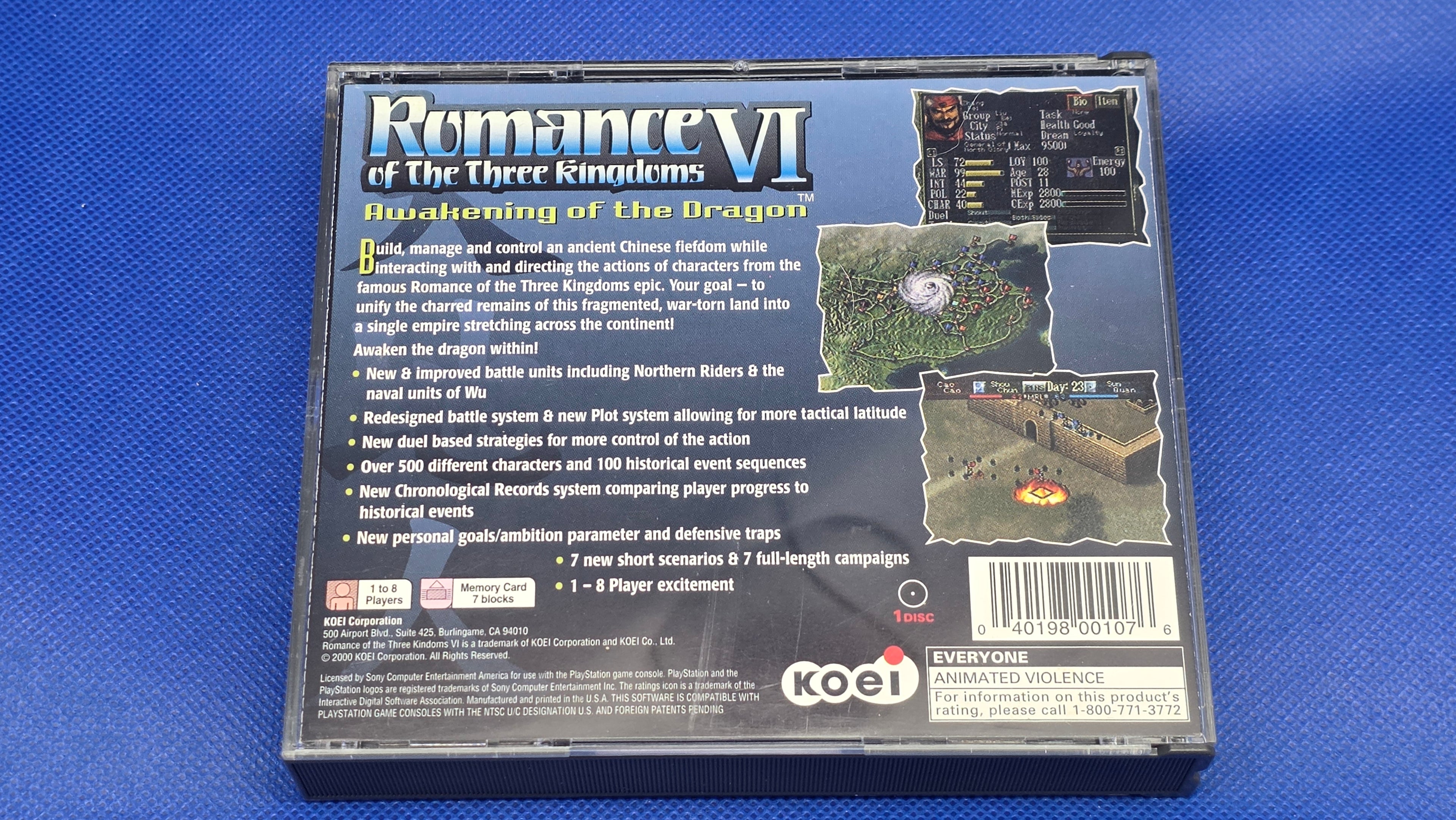 PS1 -  Romance of the Three Kingdom VI: Awakening of the Dragon  -  #440
