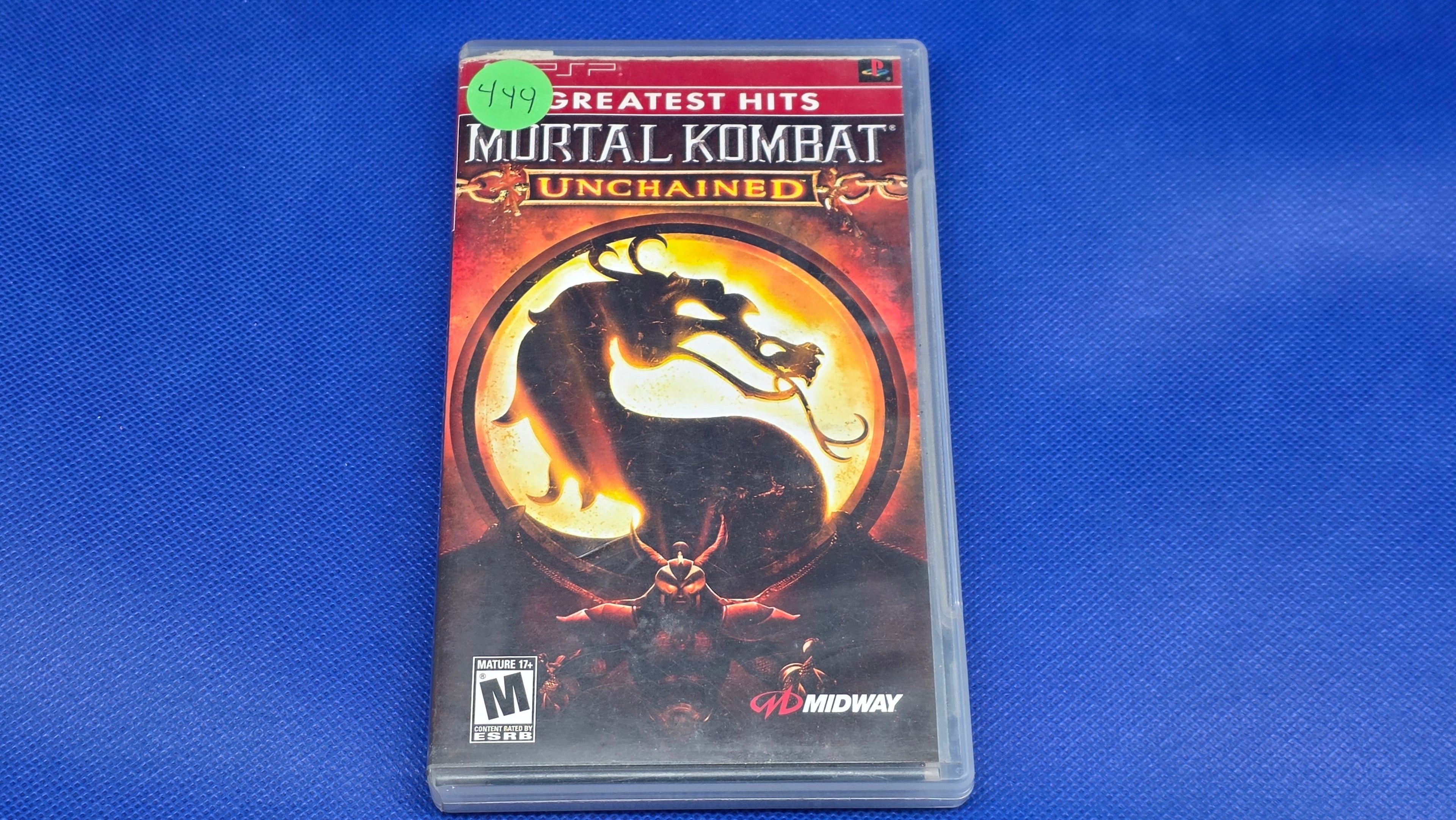 PSP -  Mortal Kombat Unchained  -  #444