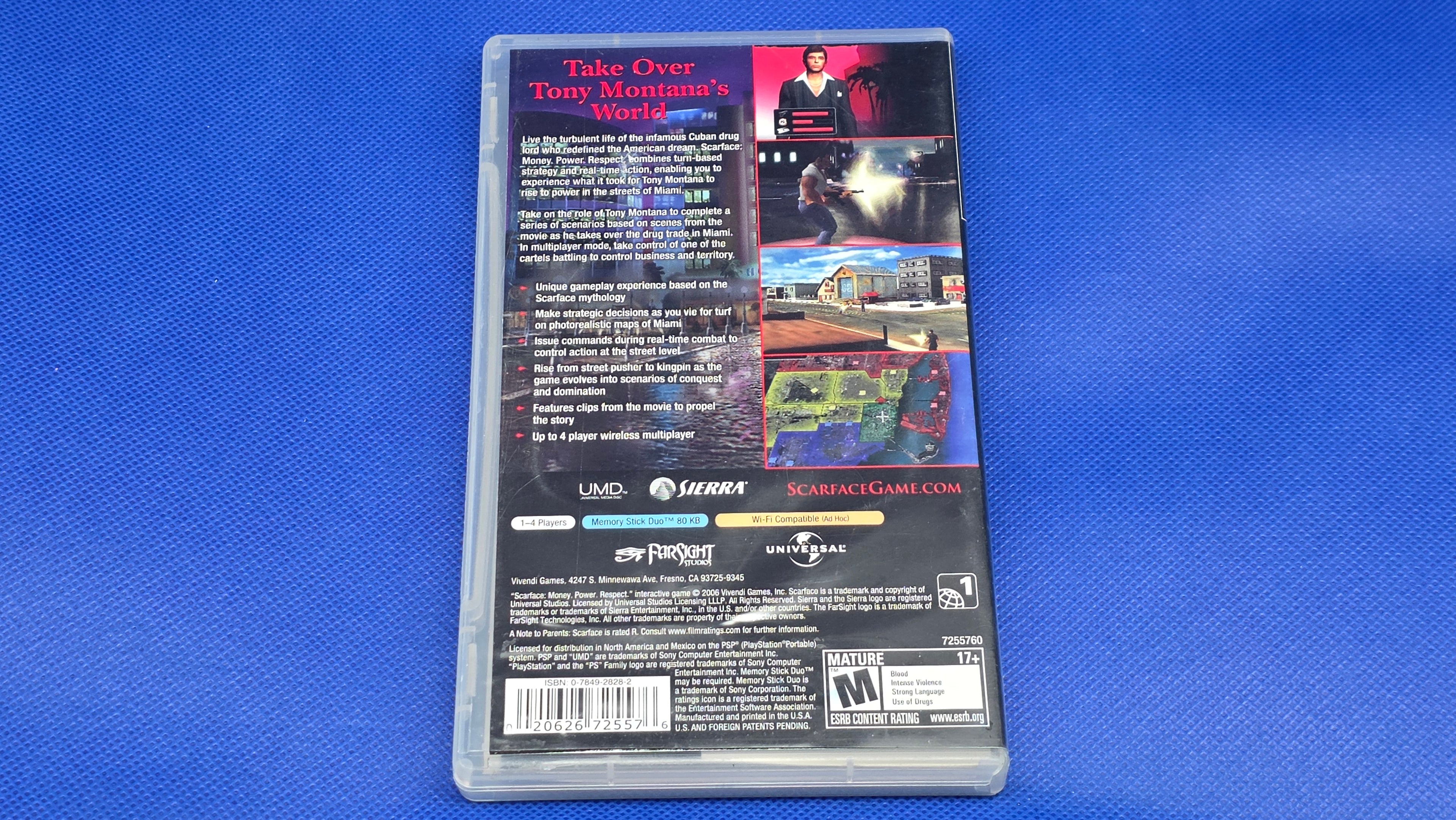 PSP -  ScarFace: Money Power Respect  -  #451