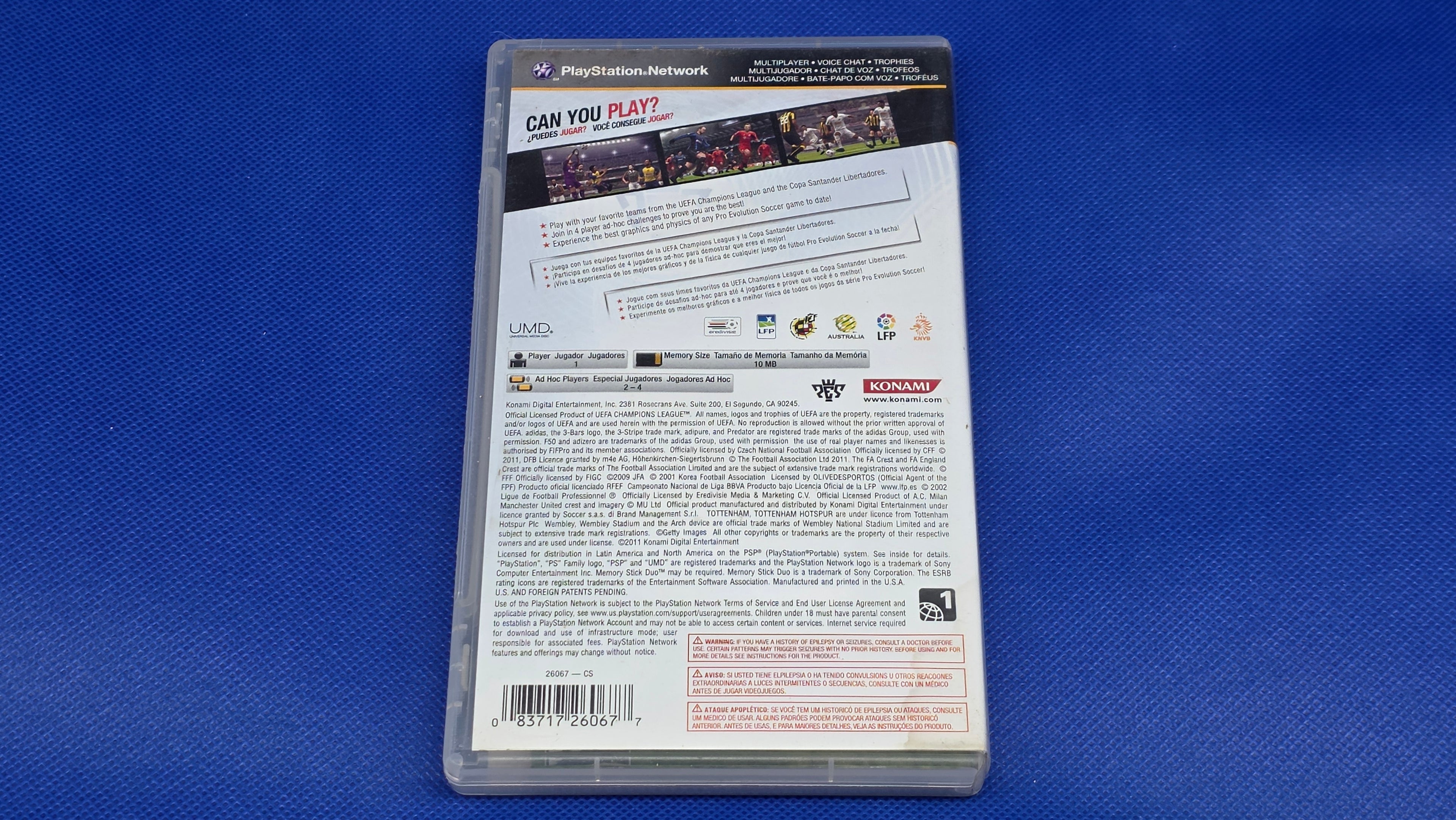 PSP - PES 2012 Pro Evolution Soccer -  #461