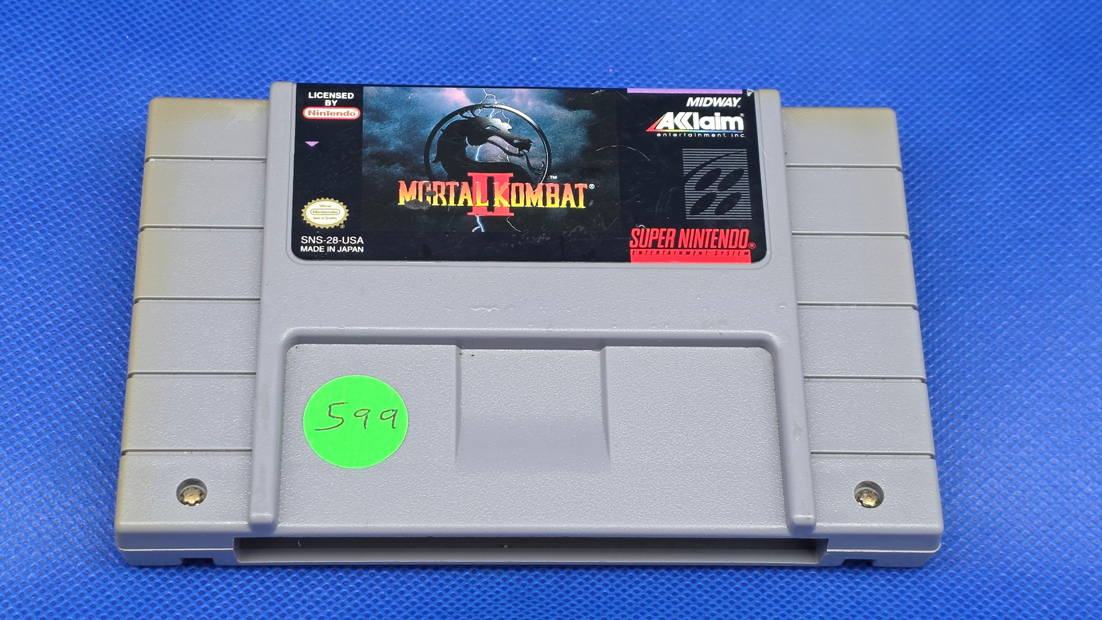 Snes - Mortal Kombat II -  #599