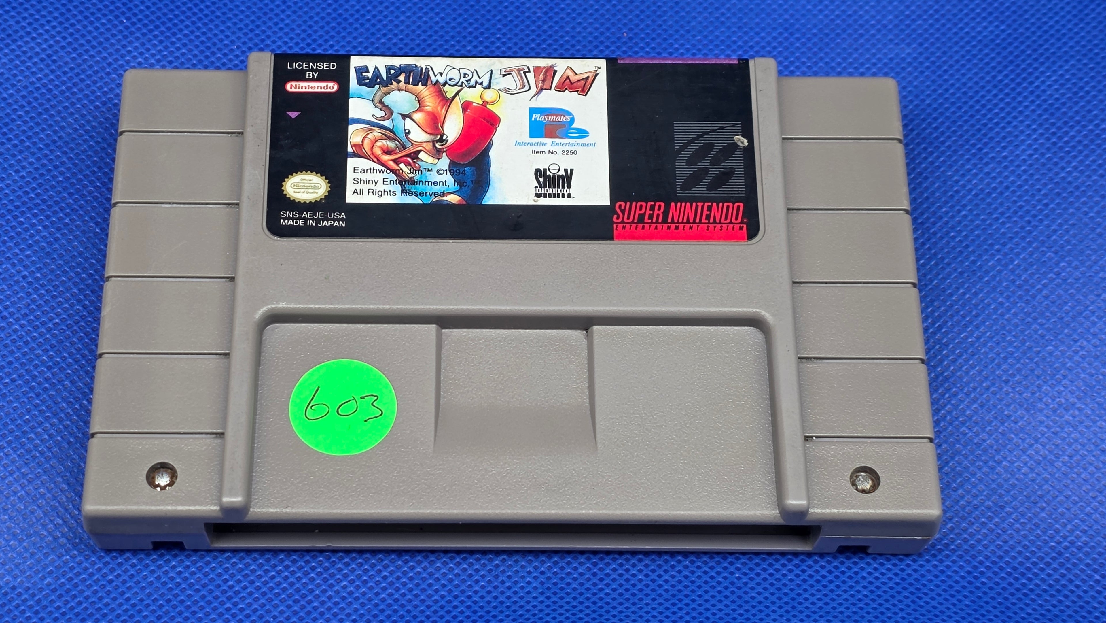 Snes - Earthworm Jim  -  #603