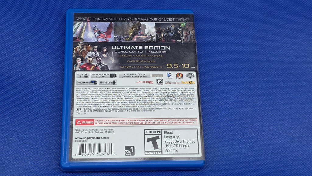 Ps Vita - Injustice Gods Among Us: Ultimate Edition -  #623