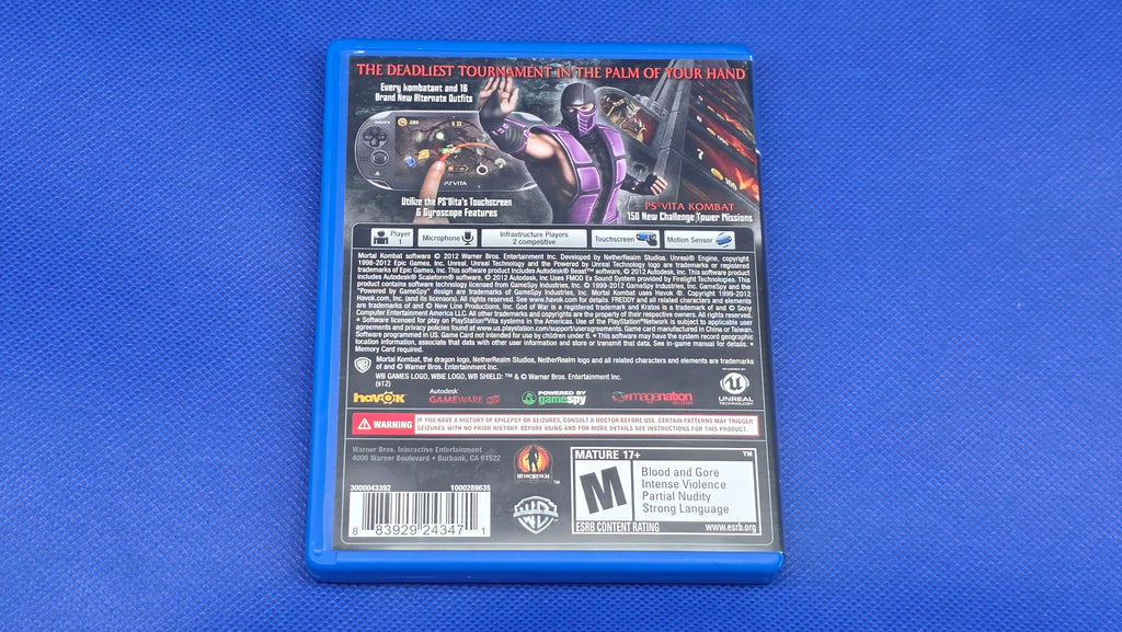 Ps Vita - Mortal Kombat -  #625