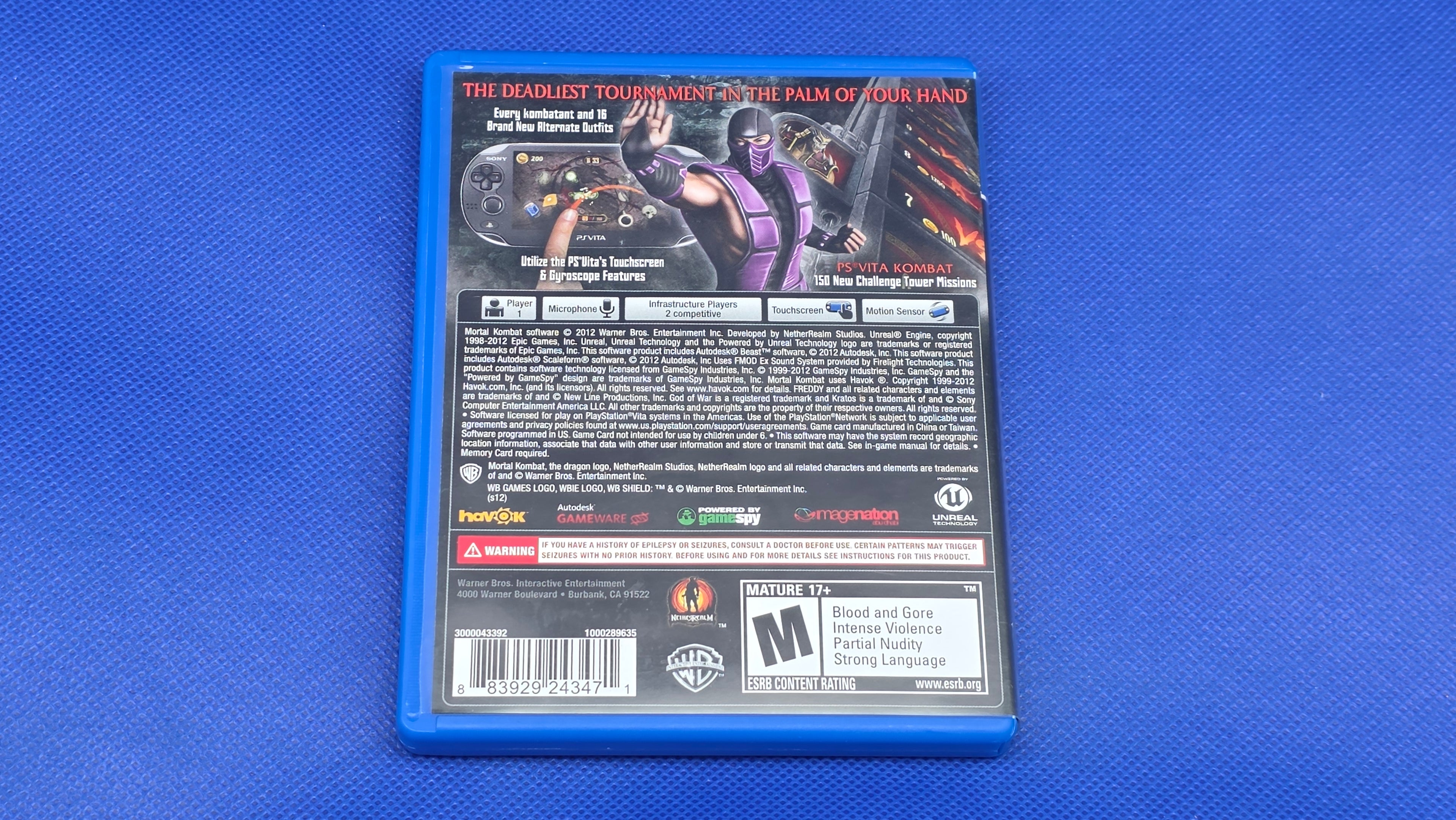 Ps Vita - Mortal Kombat -  #625