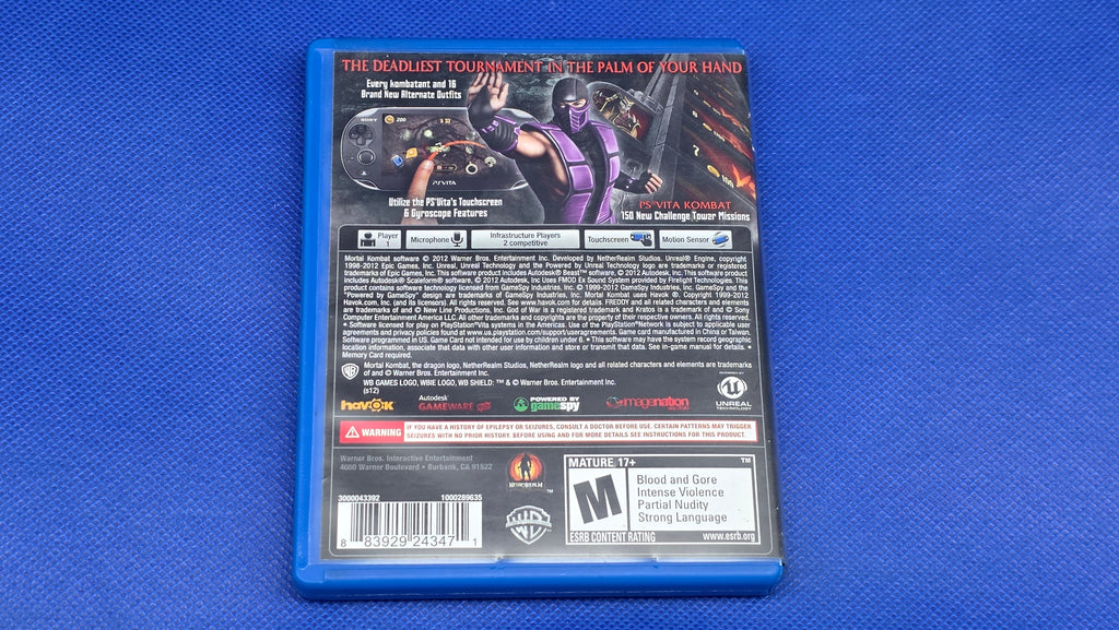 Ps Vita - Mortal Kombat -  #626