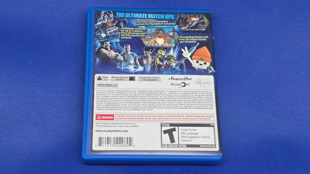 Ps Vita - Playstation All-Stars Battle Royale-  #627