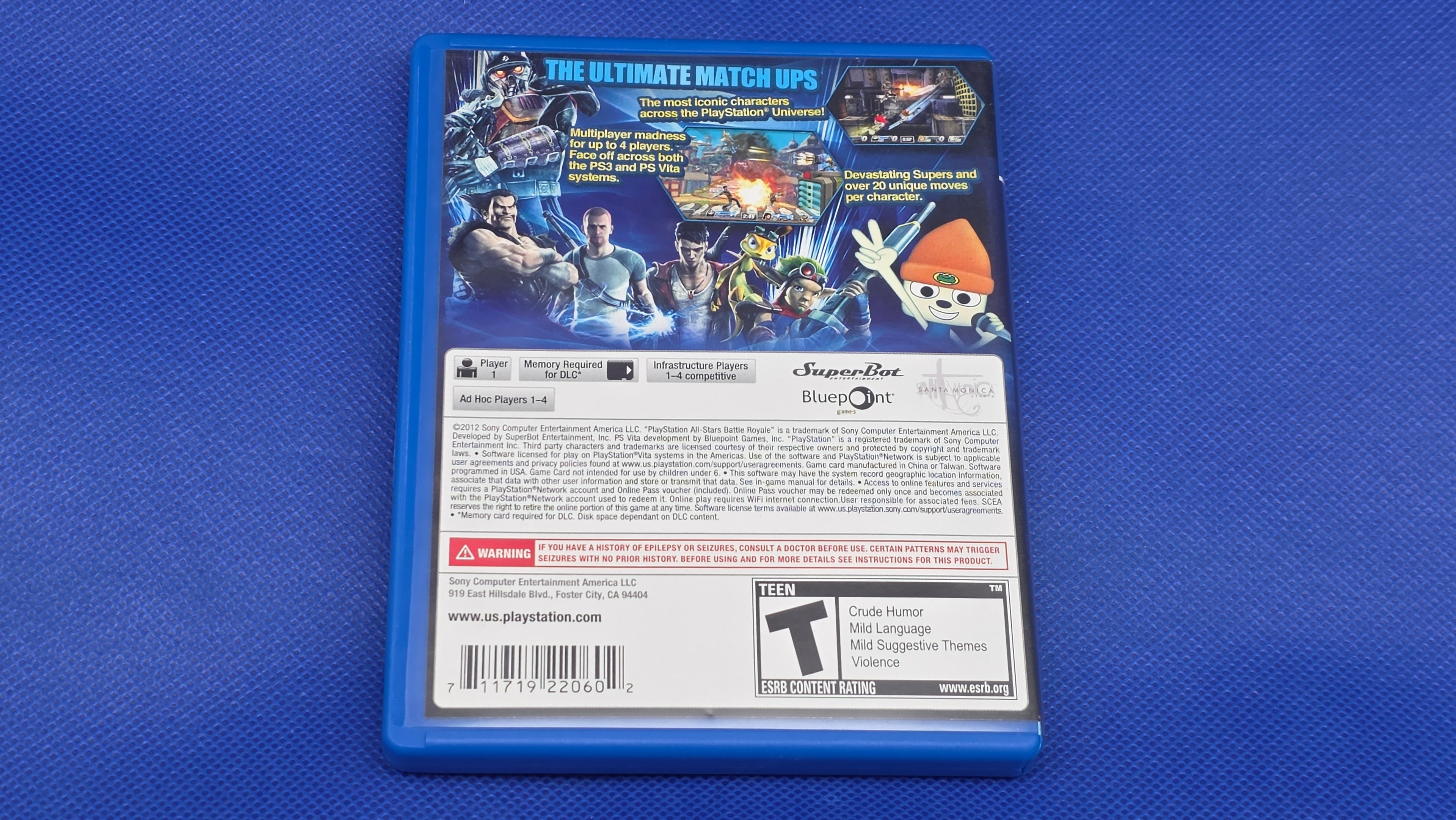 Ps Vita - Playstation All-Stars Battle Royale-  #627