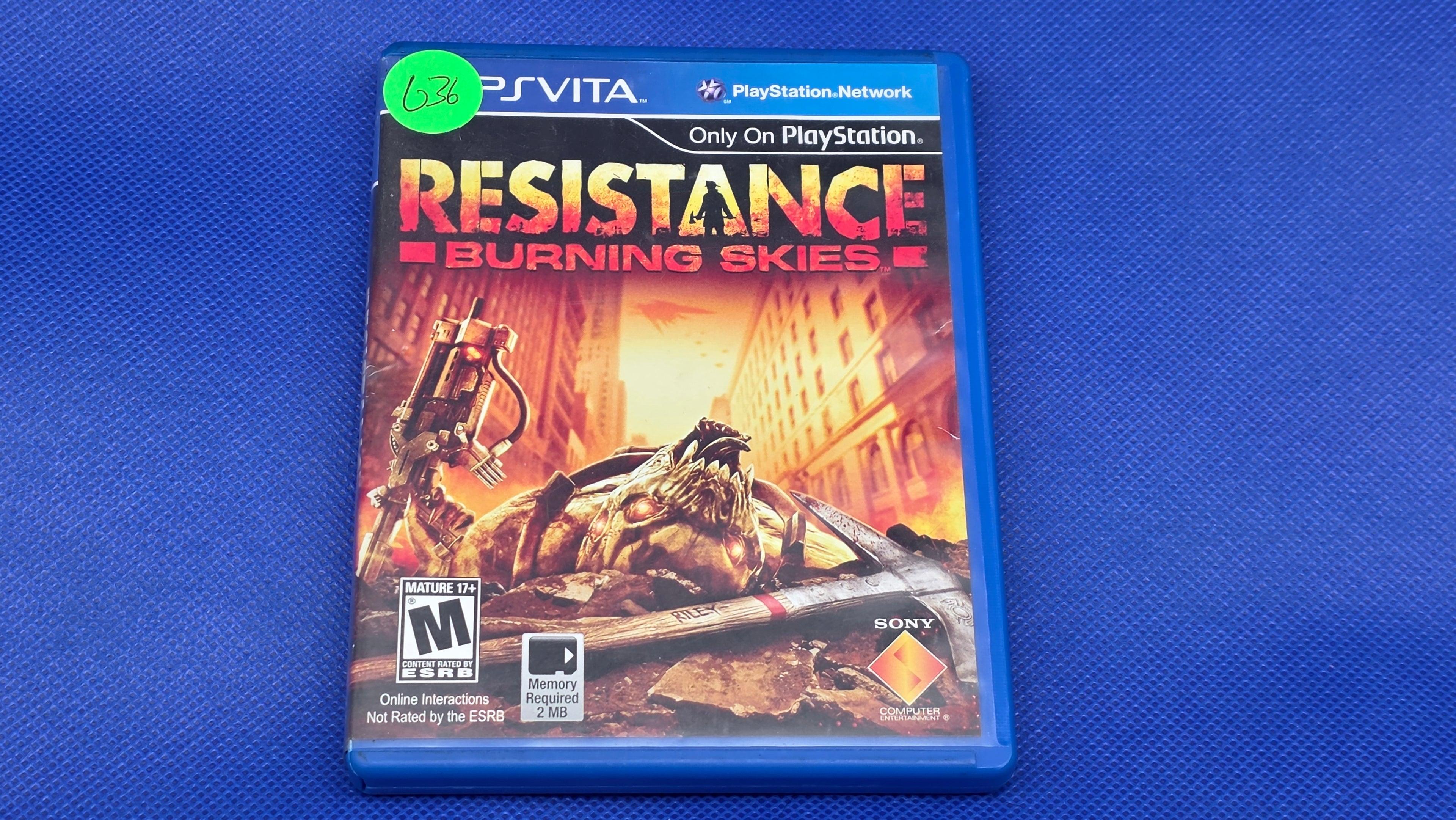 Ps Vita - Resistance Burning Skies  -  #636