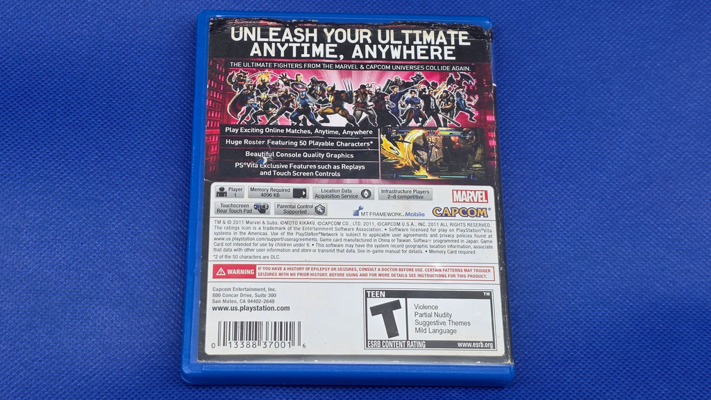 Ps Vita -  Ultimate Marvel vs Capcom 3  -  #637