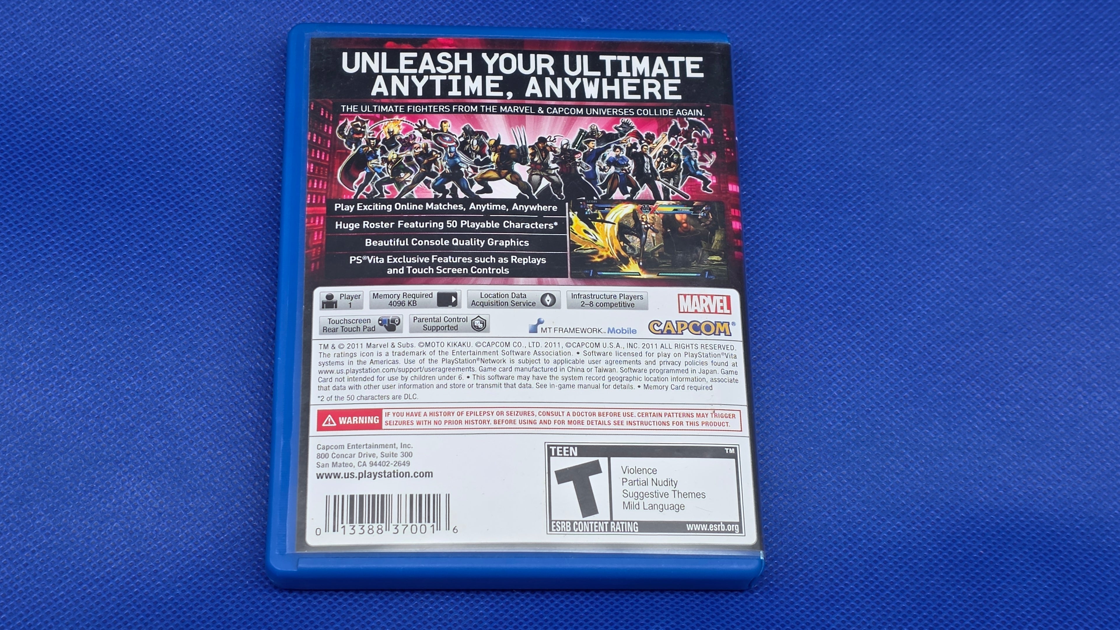 Ps Vita -  Ultimate Marvel vs Capcom 3  -  #638