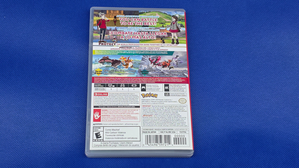 Switch -  Pokemon Shield + Pokemon Shield Expansion Pass  -  #621