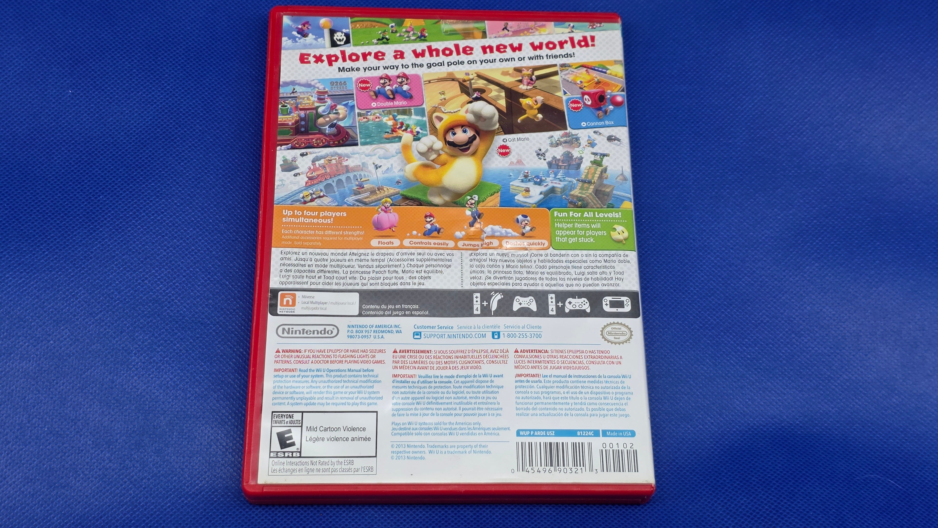 Wii U  -  Super Mario 3D World   -  #697