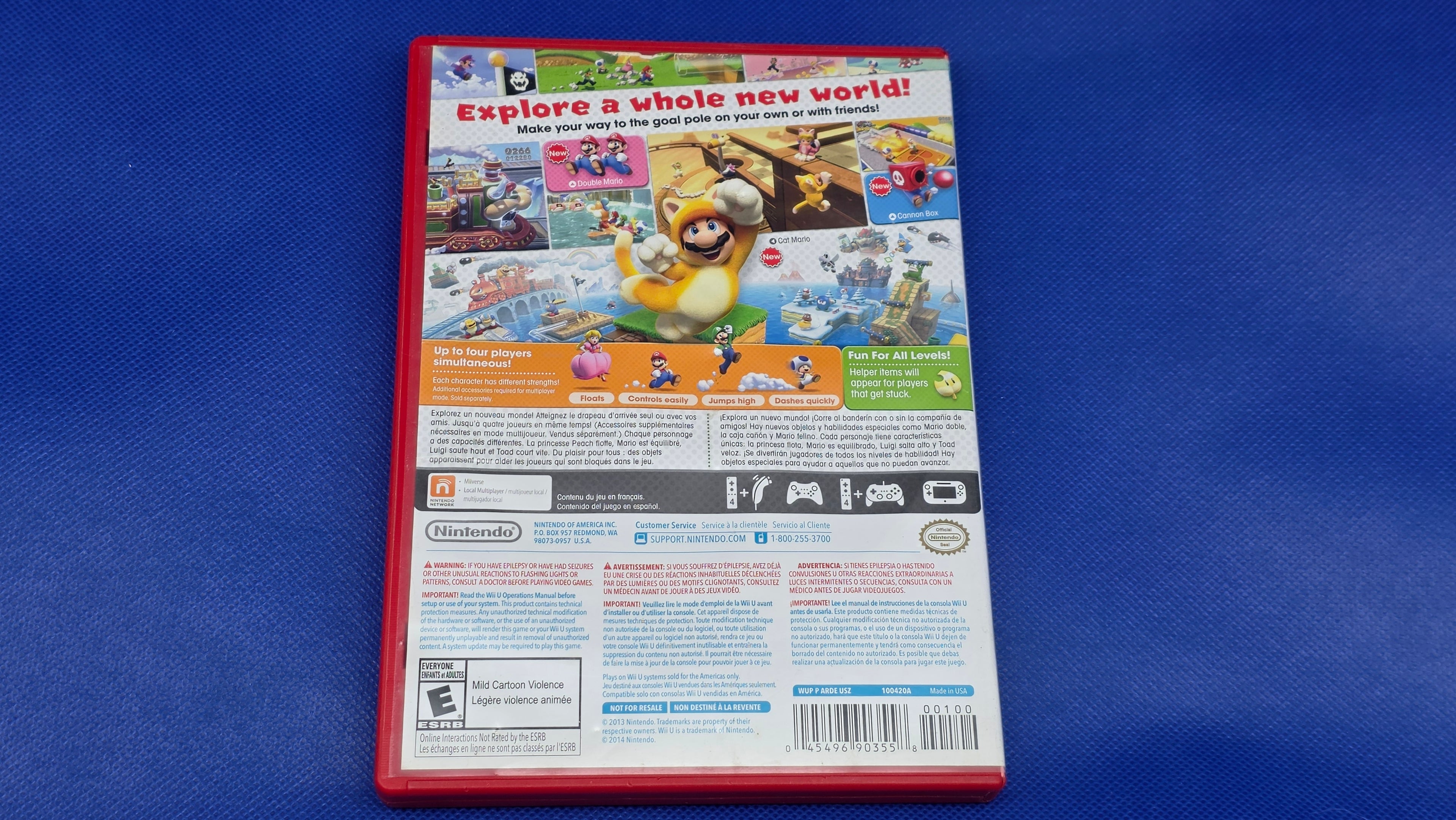 Wii U  -  Super Mario 3D World   -  #698