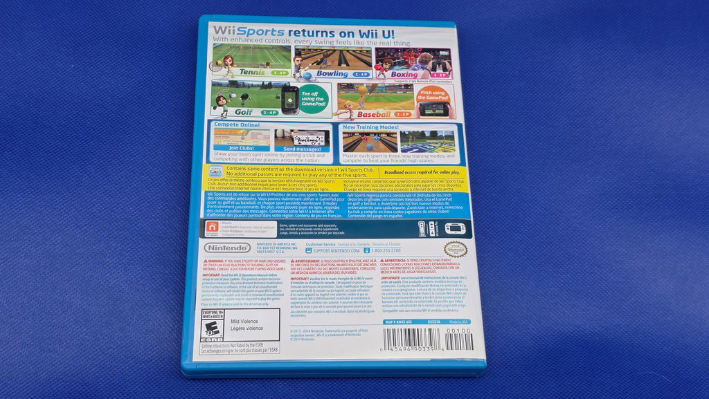 Wii U  -  Wii Sports Club   -  #701