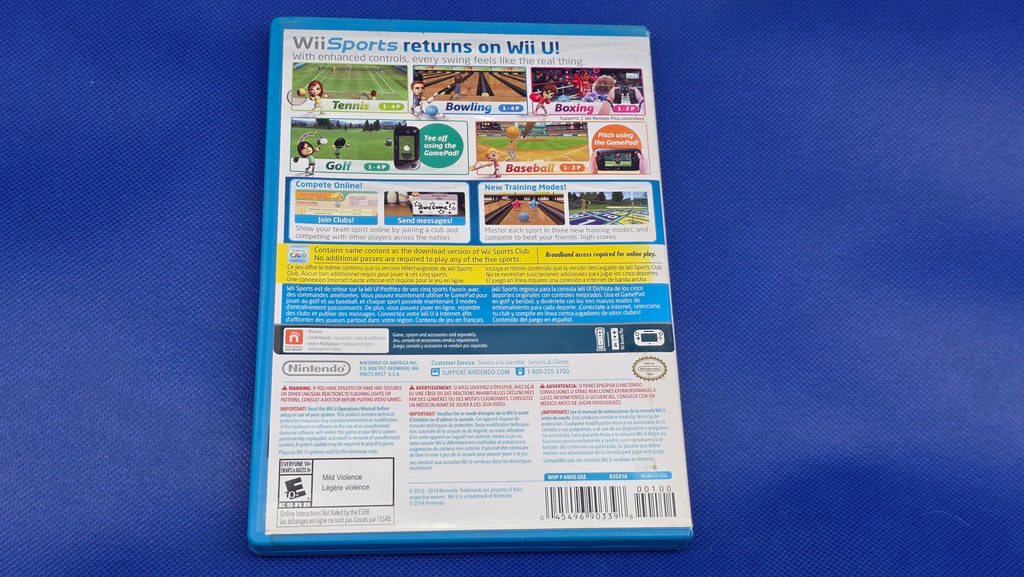 Wii U  -  Wii Sports Club   -  #702