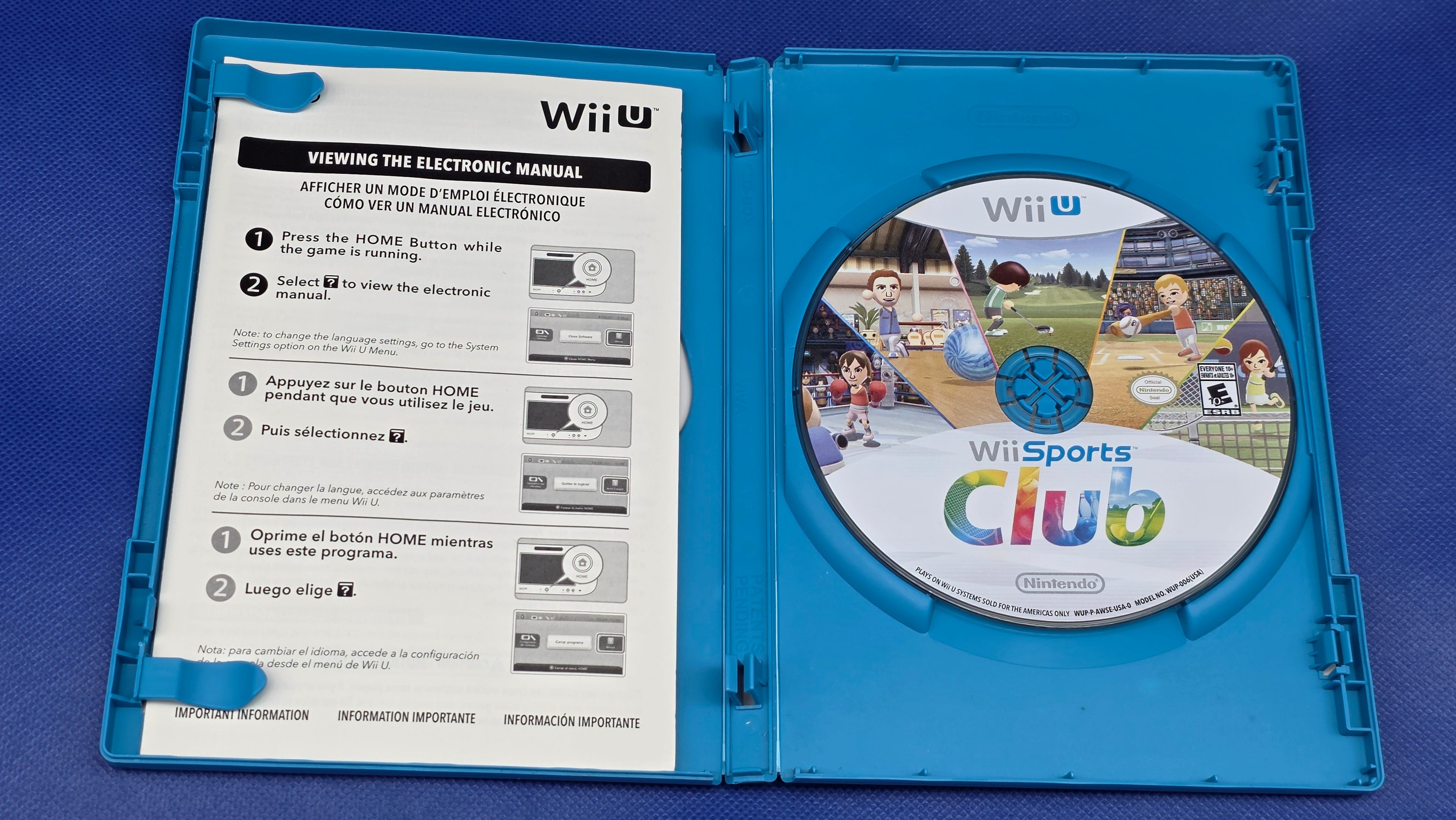 Wii U  -  Wii Sports Club   -  #702
