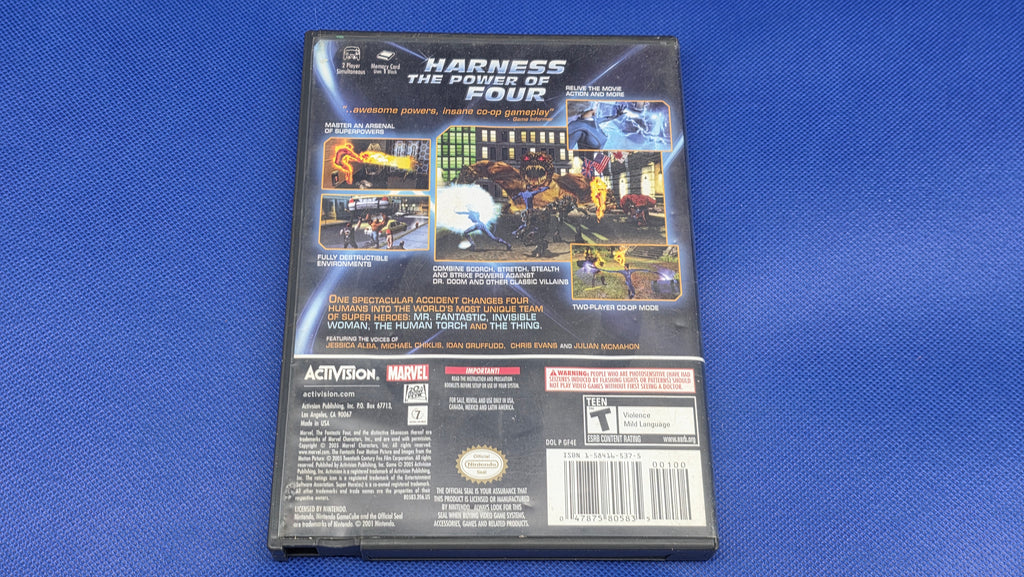 Gamecube  -  Fantastic Four  -  #659