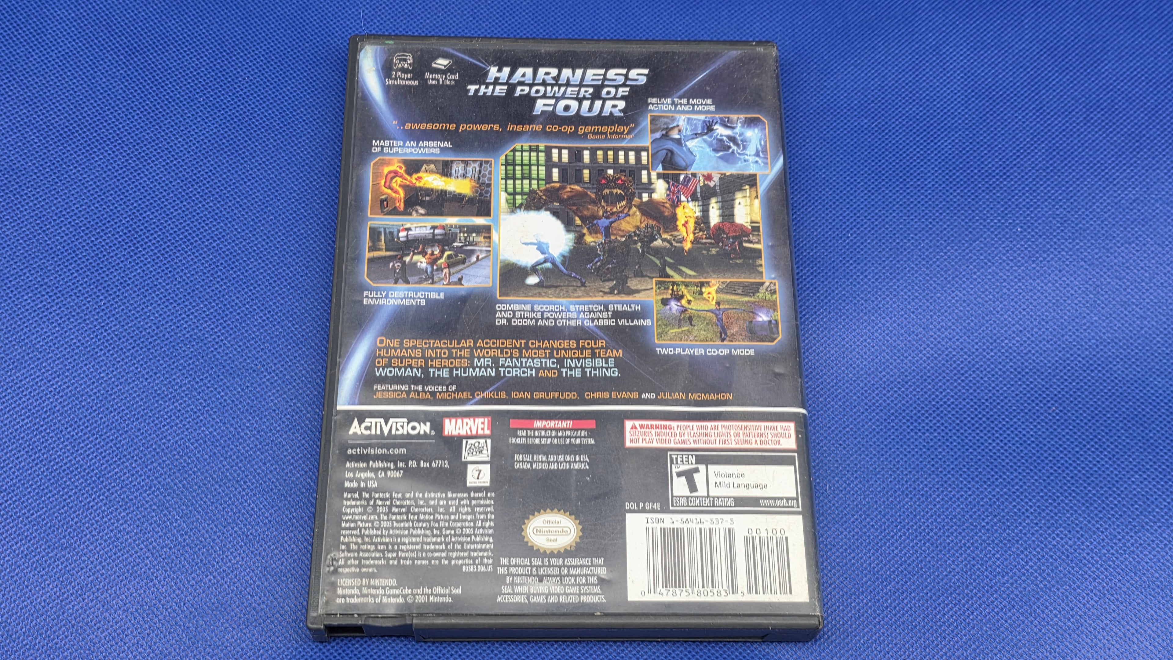 Gamecube  -  Fantastic Four  -  #659