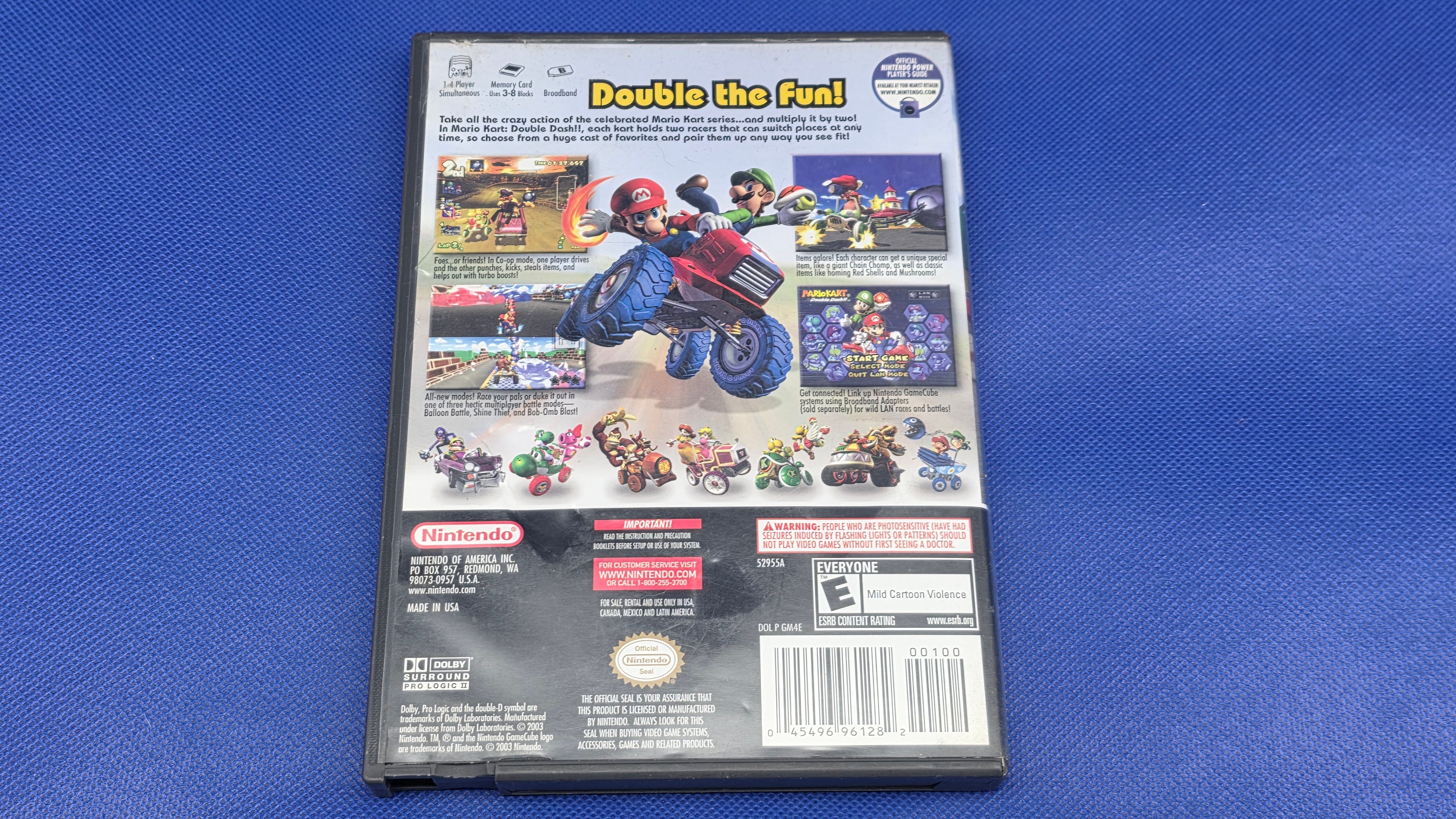 Gamecube  -  Mario Kart: Double Dash  -  #666