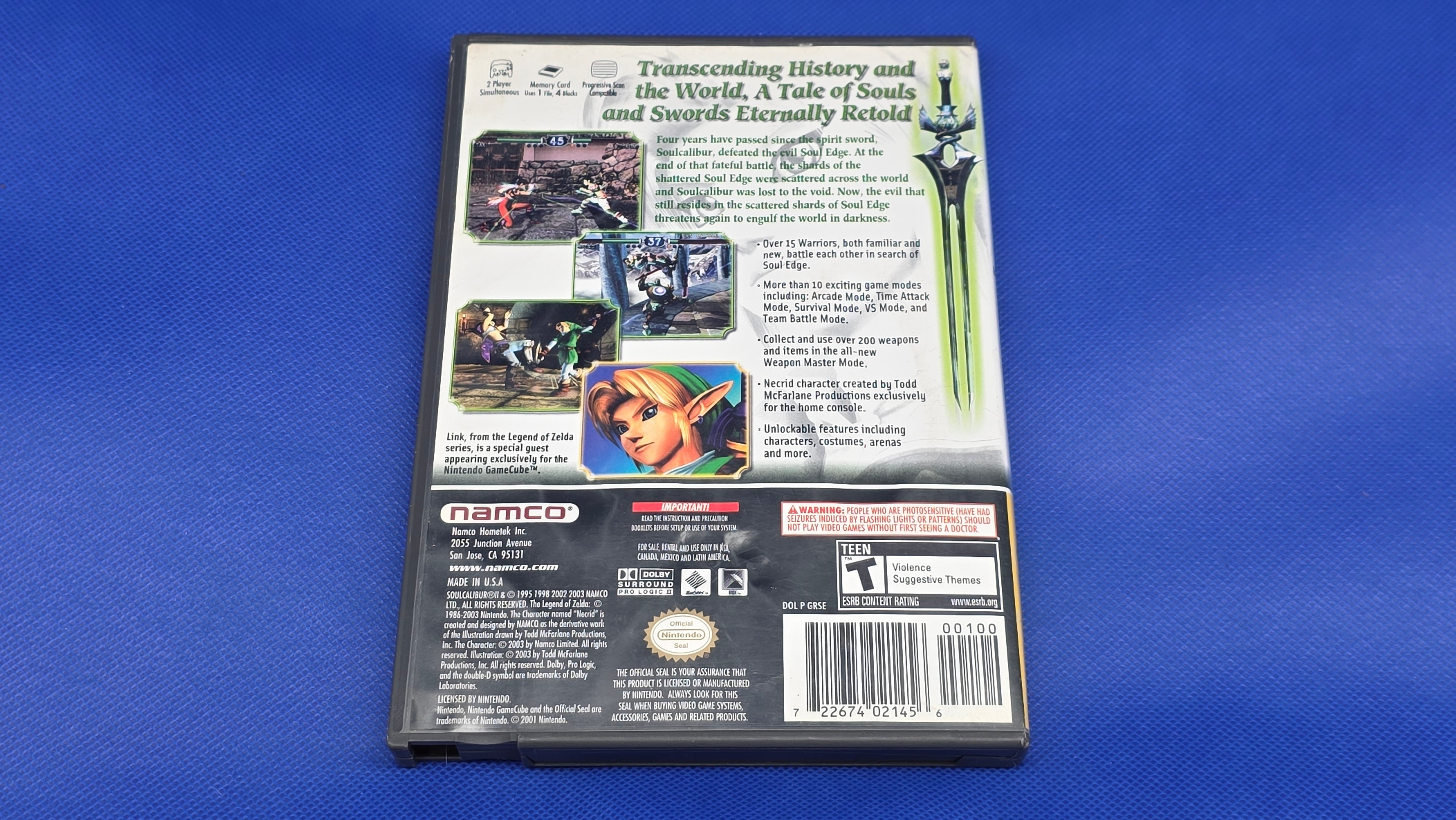 Gamecube  -  Soul Caliber II  -  #645